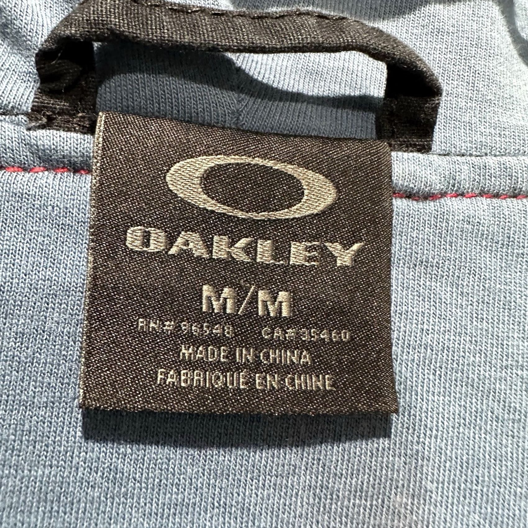 Oakley Oakley Jacket Mens Medium Blue Bomber Hooded UGC? Size US M / EU 48-50 / 2 - 4 Thumbnail
