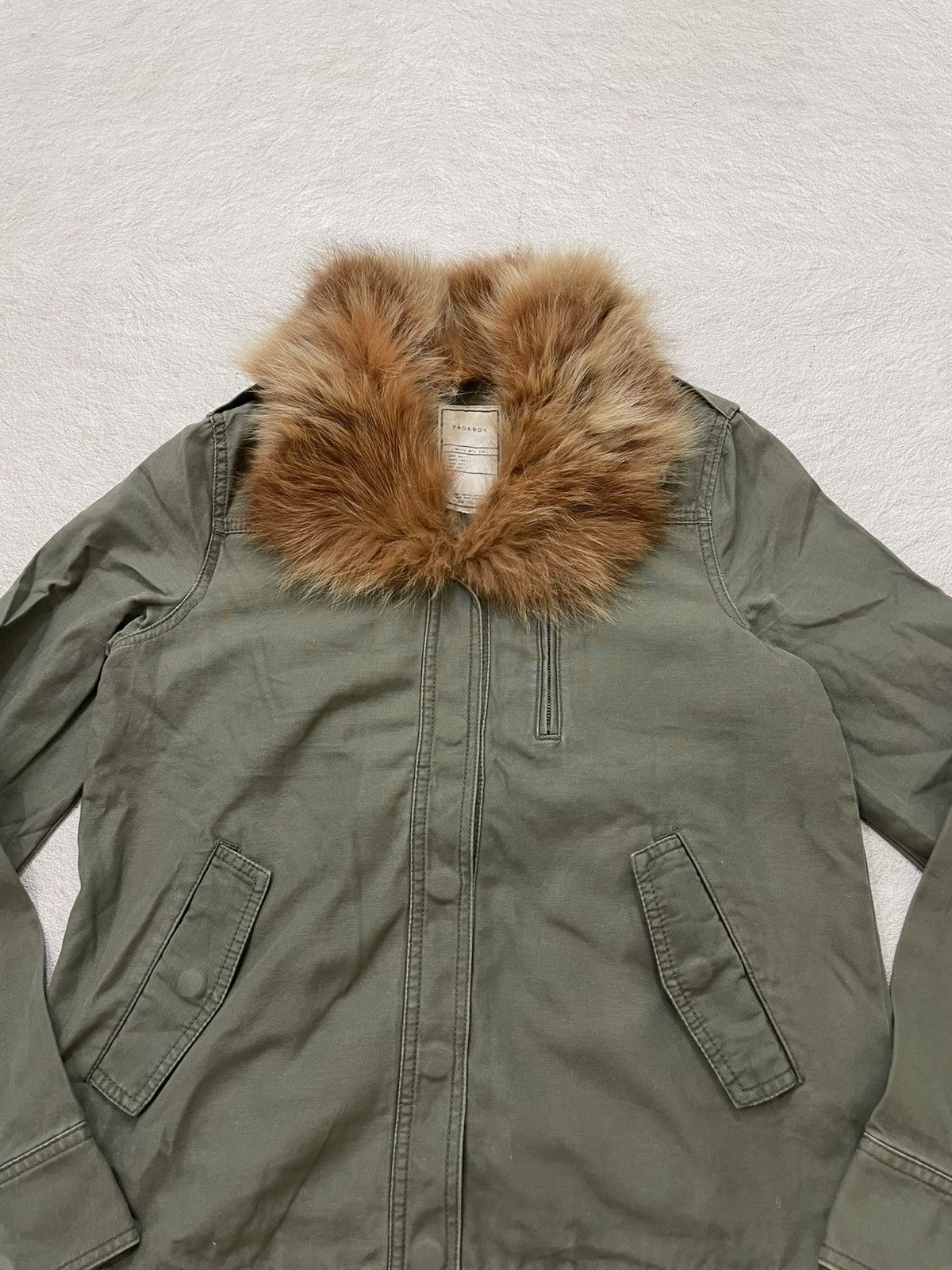 Japanese Brand LGB Olive Fur Collar Parka Vintage Military winter layering Size US M / EU 48-50 / 2 - 2 Thumbnail