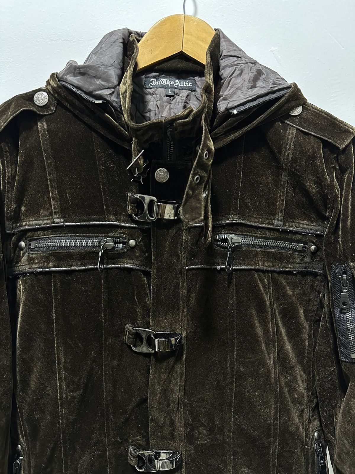 If Six Was Nine In The Attic Velvet Parka Jacket Inspired LGB IfSixWasNine Size US L / EU 52-54 / 3 - 6 Thumbnail