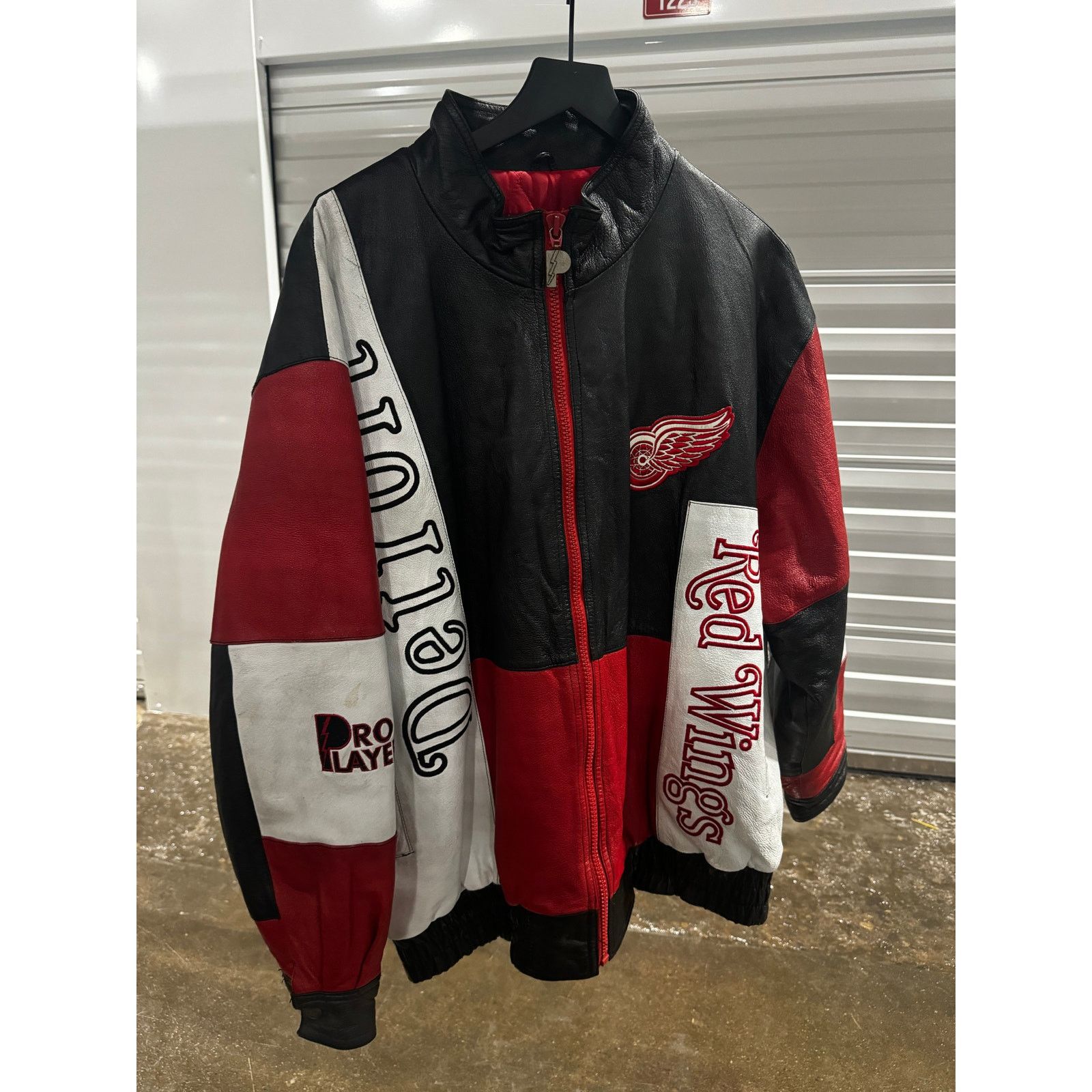 Pro Player Detroit Leather Rare Jacket Size US XL / EU 56 / 4 - 4 Thumbnail