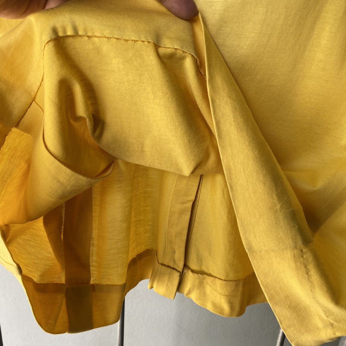 Dior Christian Dior Soft Yellow Buttoned Blouse Size M / US 6-8 / IT 42-44 - 6 Thumbnail