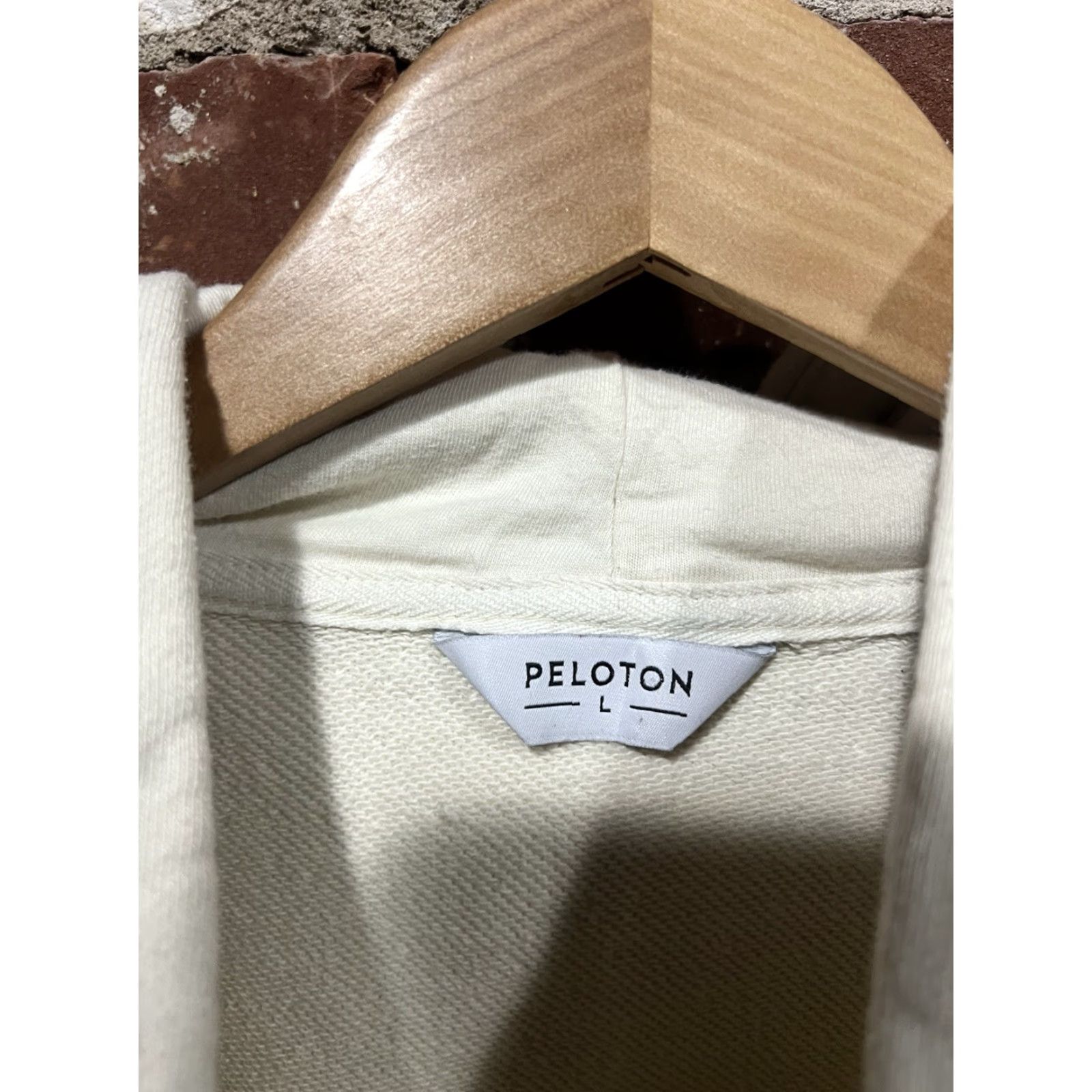 Vintage Peloton Hoodie Pullover Athletic Size L Women Ivory Pullover Hooded Activewear L Womens Peloton Hoodie Size L / US 10 / IT 46 - 3 Thumbnail