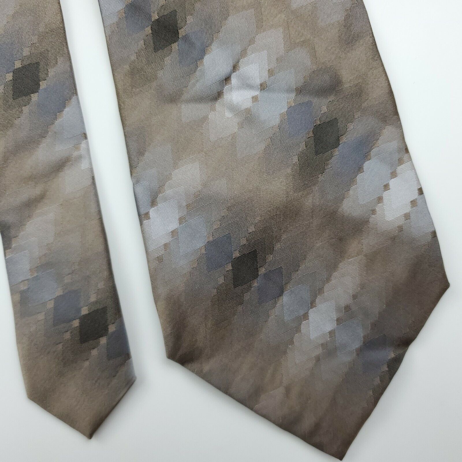Dockers Dockers Brown DuPont Teflon Silk Tie Wide Size ONE SIZE - 1 Thumbnail