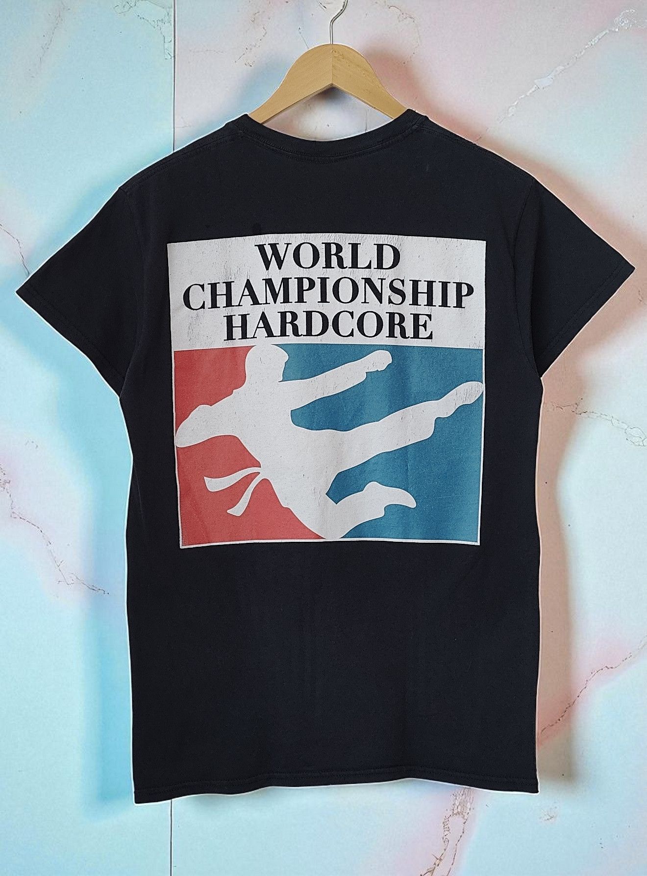 Band Tees Walls of Jericho World Championship Hardcore VTG Tshirt Size US S / EU 44-46 / 1 - 1 Thumbnail