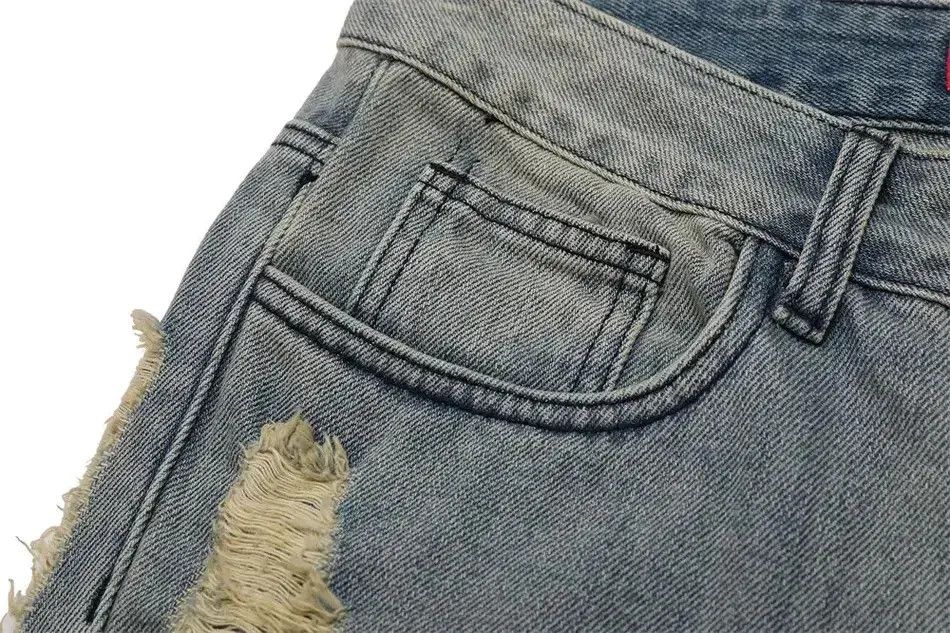 Japanese Brand Ripped grunge flared damaged distressed washed jeans Size US 32 / EU 48 - 6 Thumbnail