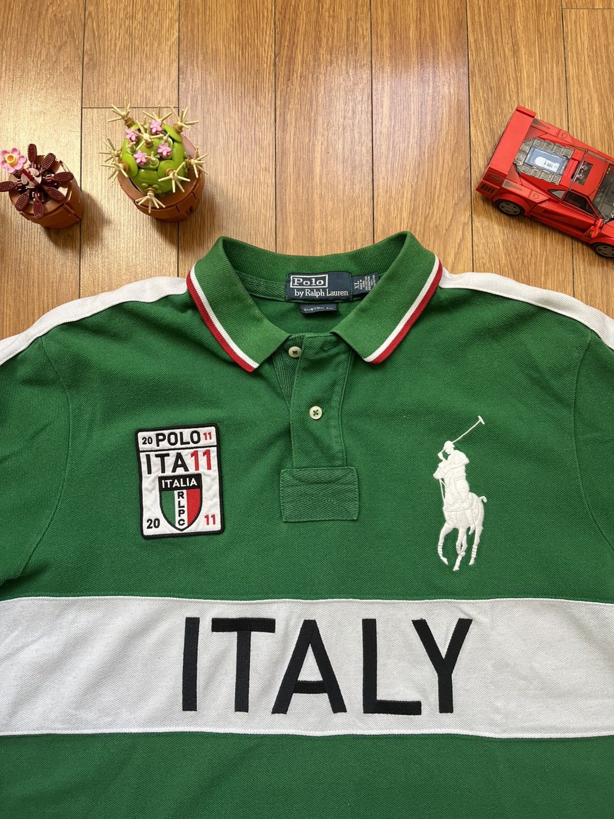 Polo Ralph Lauren Polo Ralph Lauren Italy 2011 Vintage size XL Size US XL / EU 56 / 4 - 1 Thumbnail