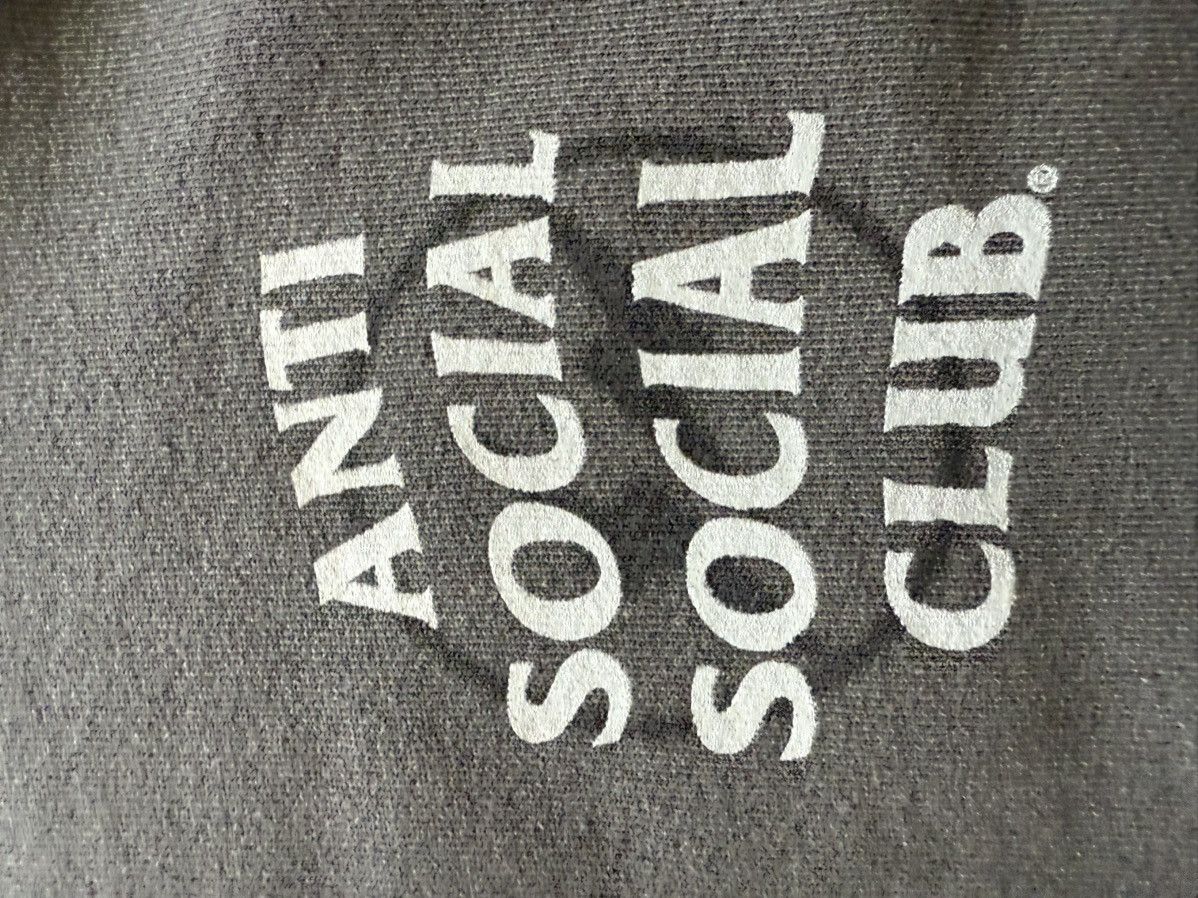 Anti Social Social Club × Fragment Design Anti Social Social Club Grey Crewneck Sweatshirt Pullover L Size US L / EU 52-54 / 3 - 2 Thumbnail