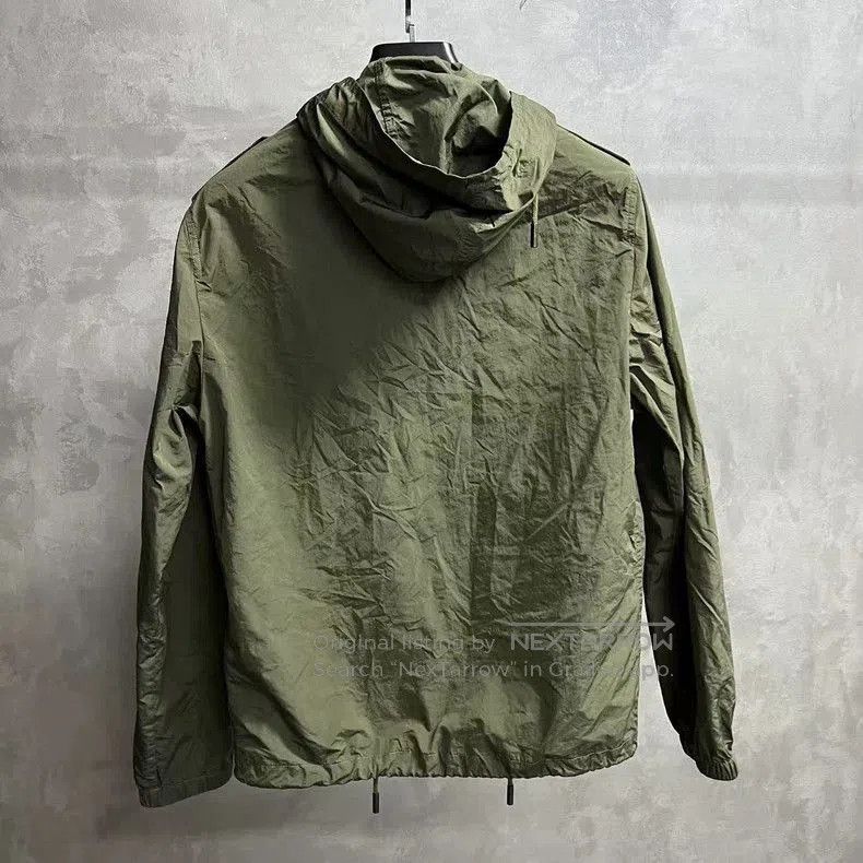 Saint Laurent Paris Saint Laurent Green Hooded Jacket with Logo. Size US S / EU 44-46 / 1 - 3 Thumbnail