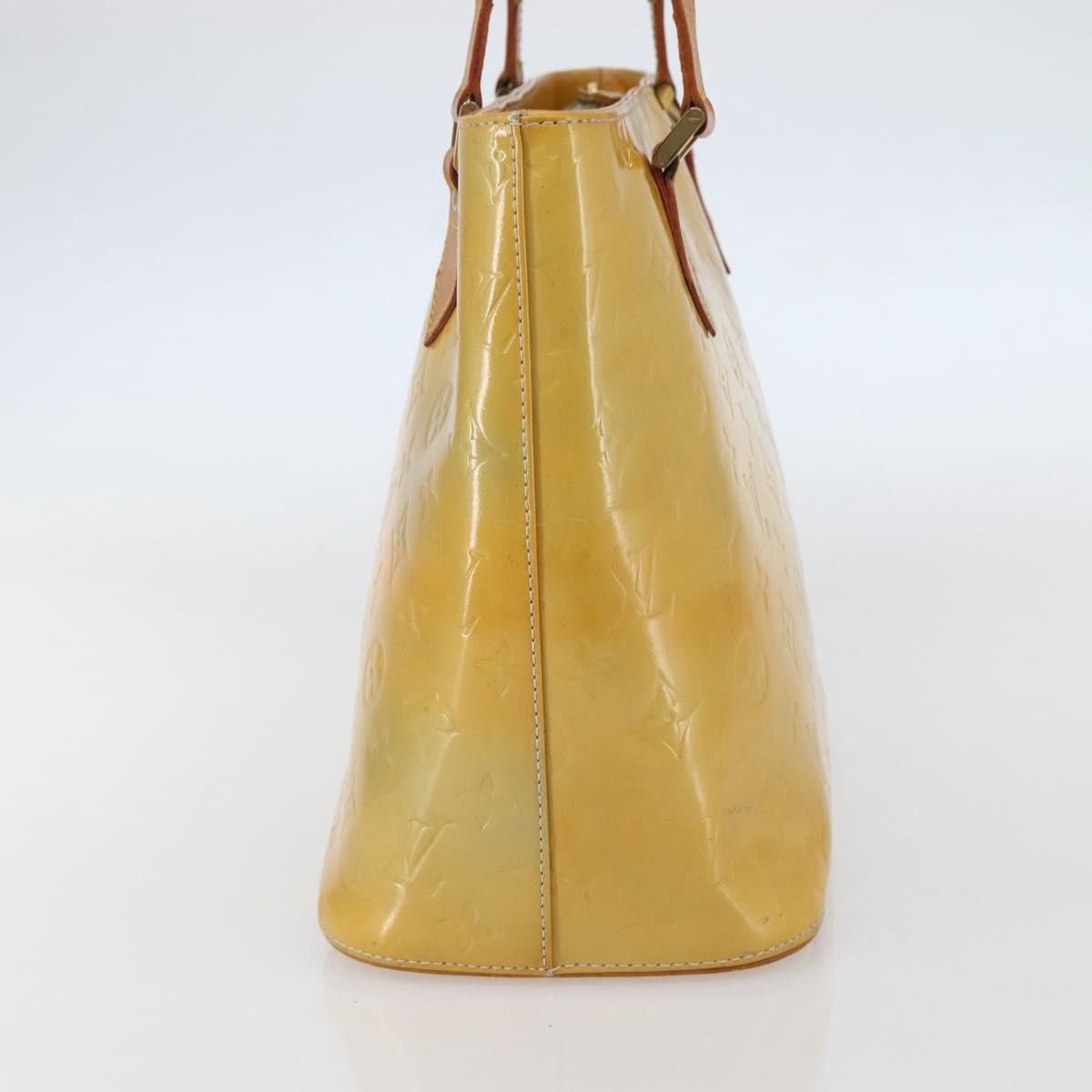 Louis Vuitton LOUIS VUITTON Monogram Vernis Houston Hand Bag Gris M91053 Size ONE SIZE - 5 Thumbnail
