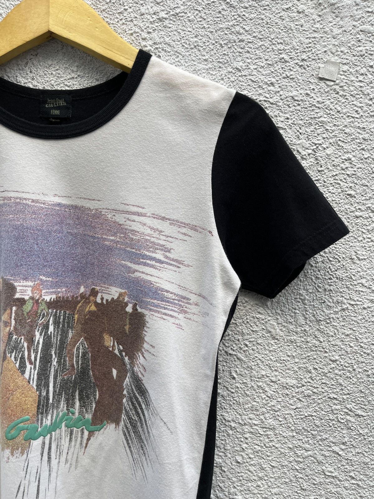 Jean Paul Gaultier 90’s Jean Paul Gaultier Femme Printed Tshirt Size M / US 6-8 / IT 42-44 - 5 Thumbnail