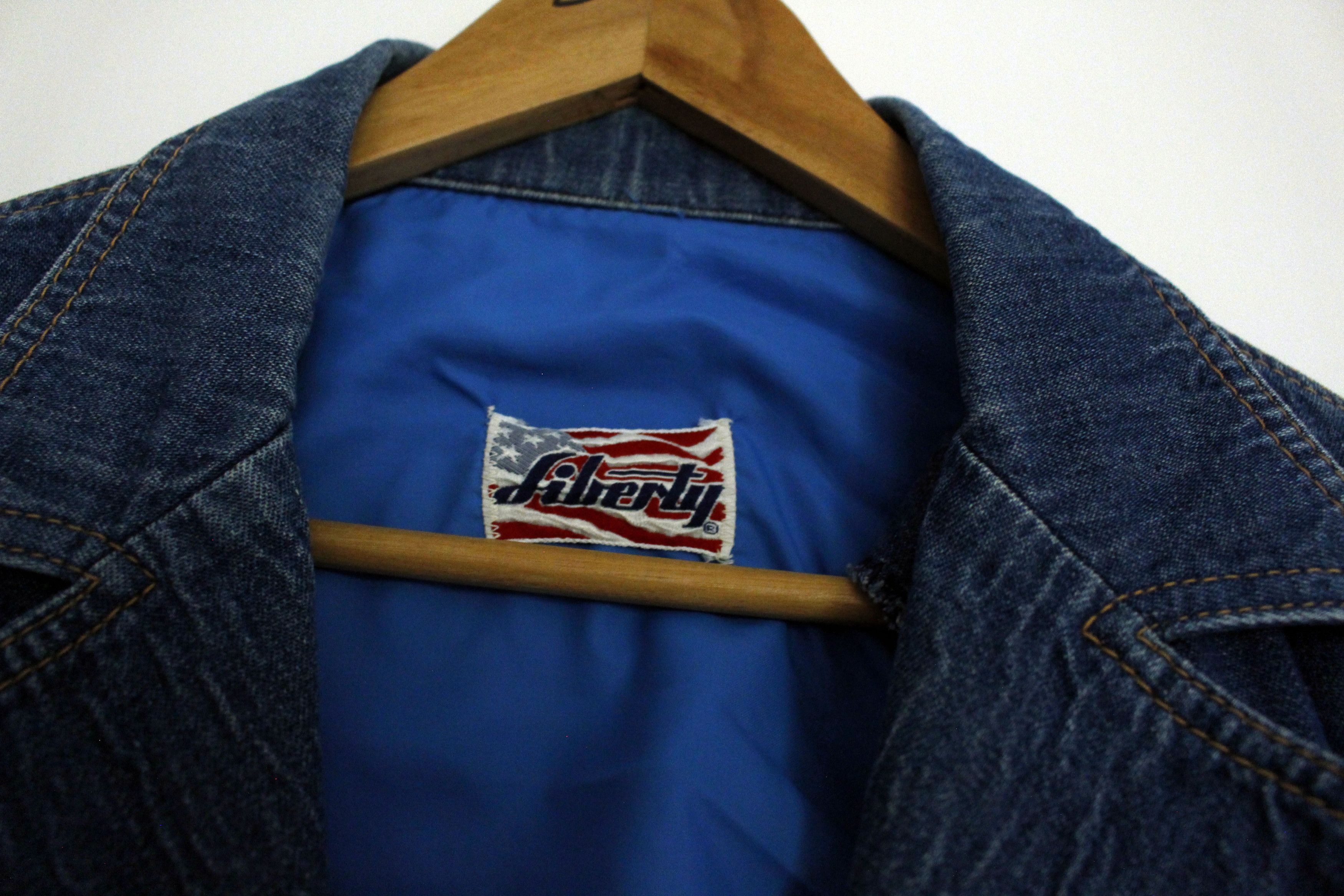 Liberty Vintage Denim Blazer Size US M / EU 48-50 / 2 - 2 Thumbnail