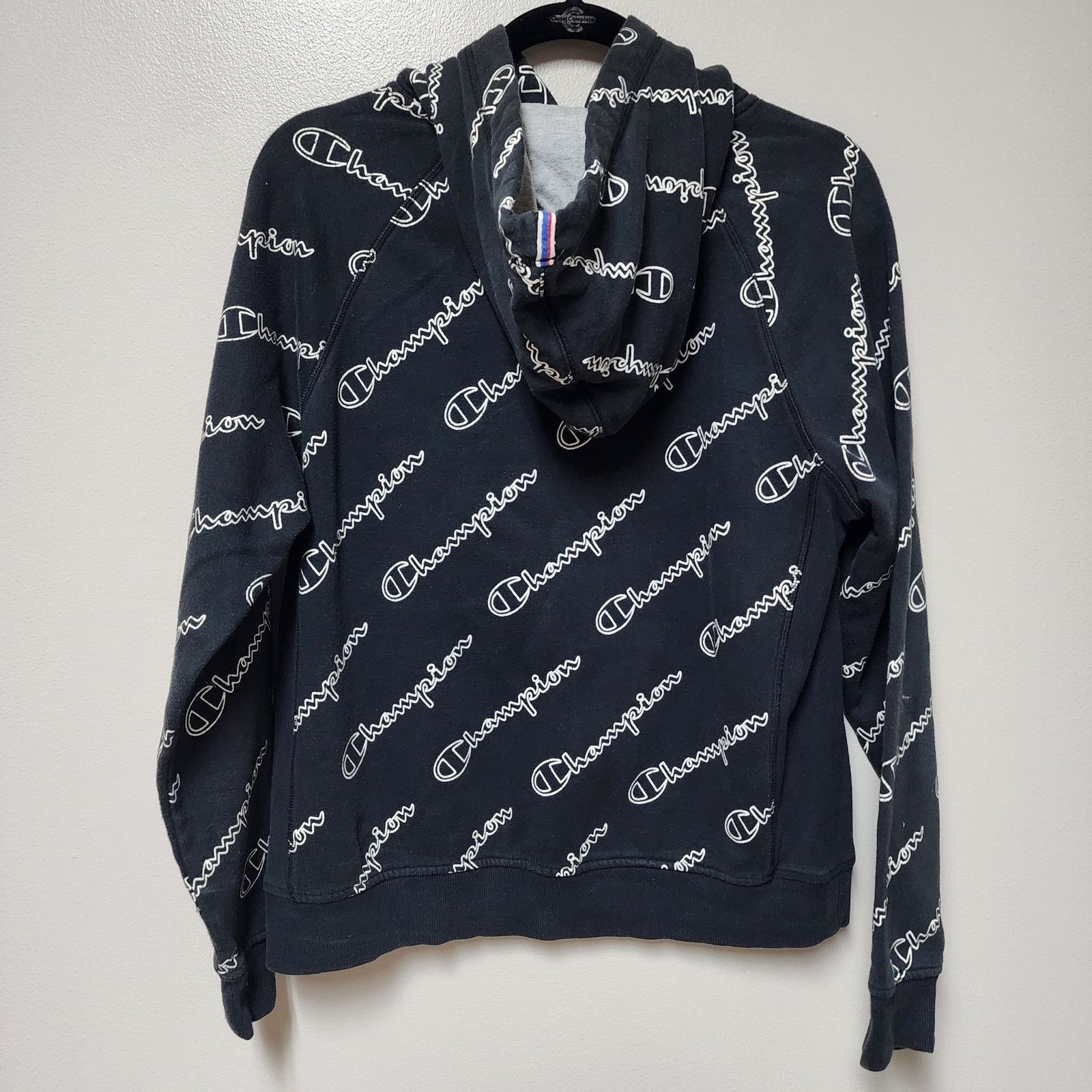 Champion Champion Heritage Fleece All Over Logo Womens Hoodie Large Size L / US 10 / IT 46 - 2 Thumbnail
