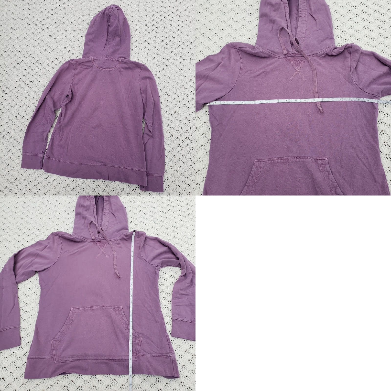 American Giant Hoodie Womens Supima Cotton Modal Blend - Medium Purple