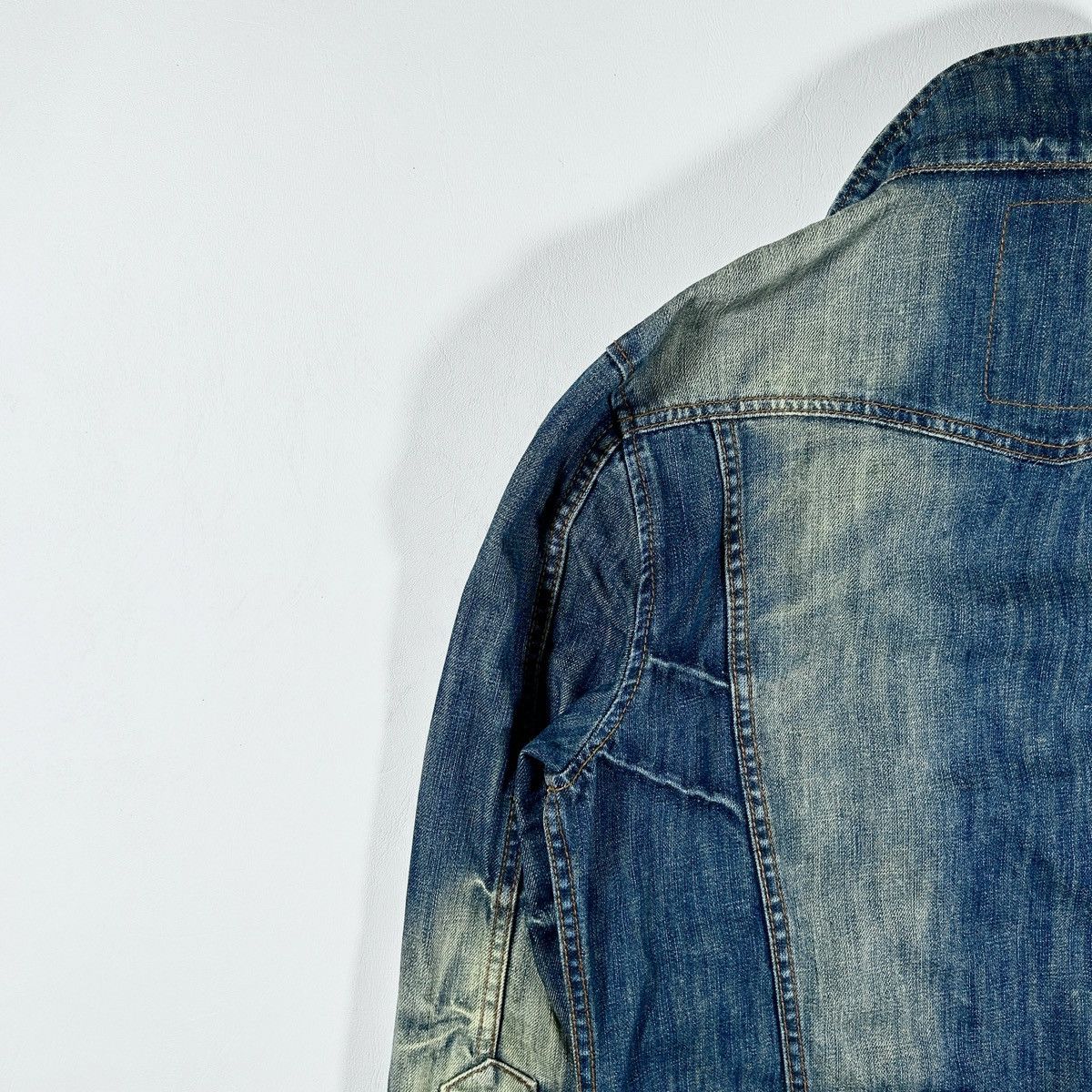 291295=Homme 🔻291295 = Homme Double Layered Denim Trucker Jacket🔻 Size US M / EU 48-50 / 2 - 5 Thumbnail