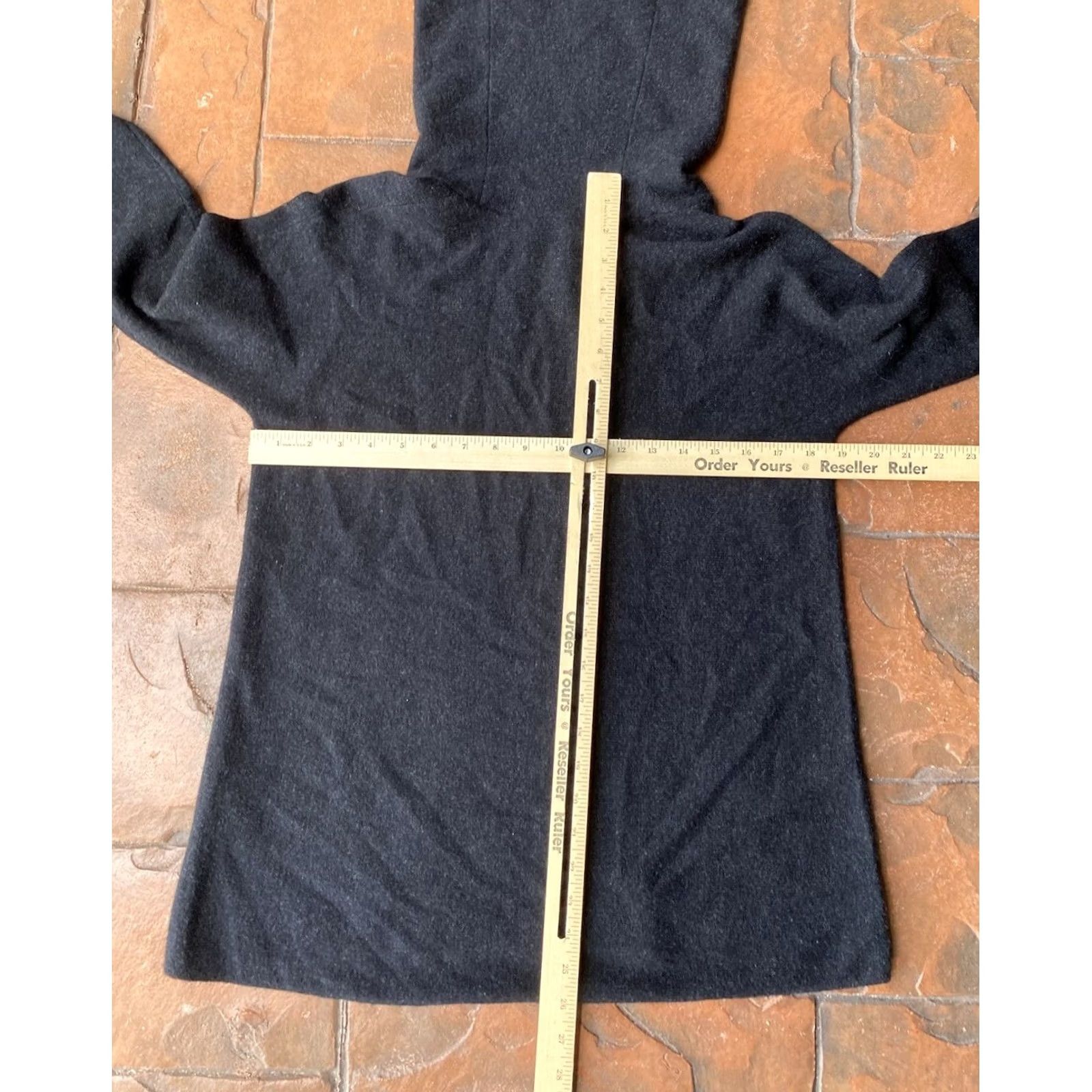 Vince Vince Sweater Shirt Womens Small Black Turtleneck Wool Cashmere Blend Knit Pullover Oversized Classic Designer Regular Size S / US 4 / IT 40 - 7 Thumbnail