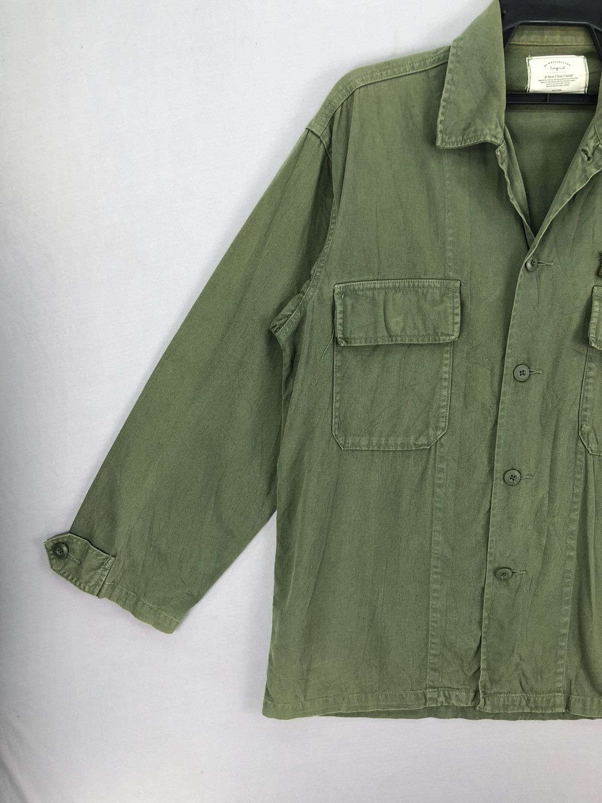 Vintage Vintage US Army OG Military Fashion Jacket by Ungrid Japan Size M / US 6-8 / IT 42-44 - 2 Thumbnail