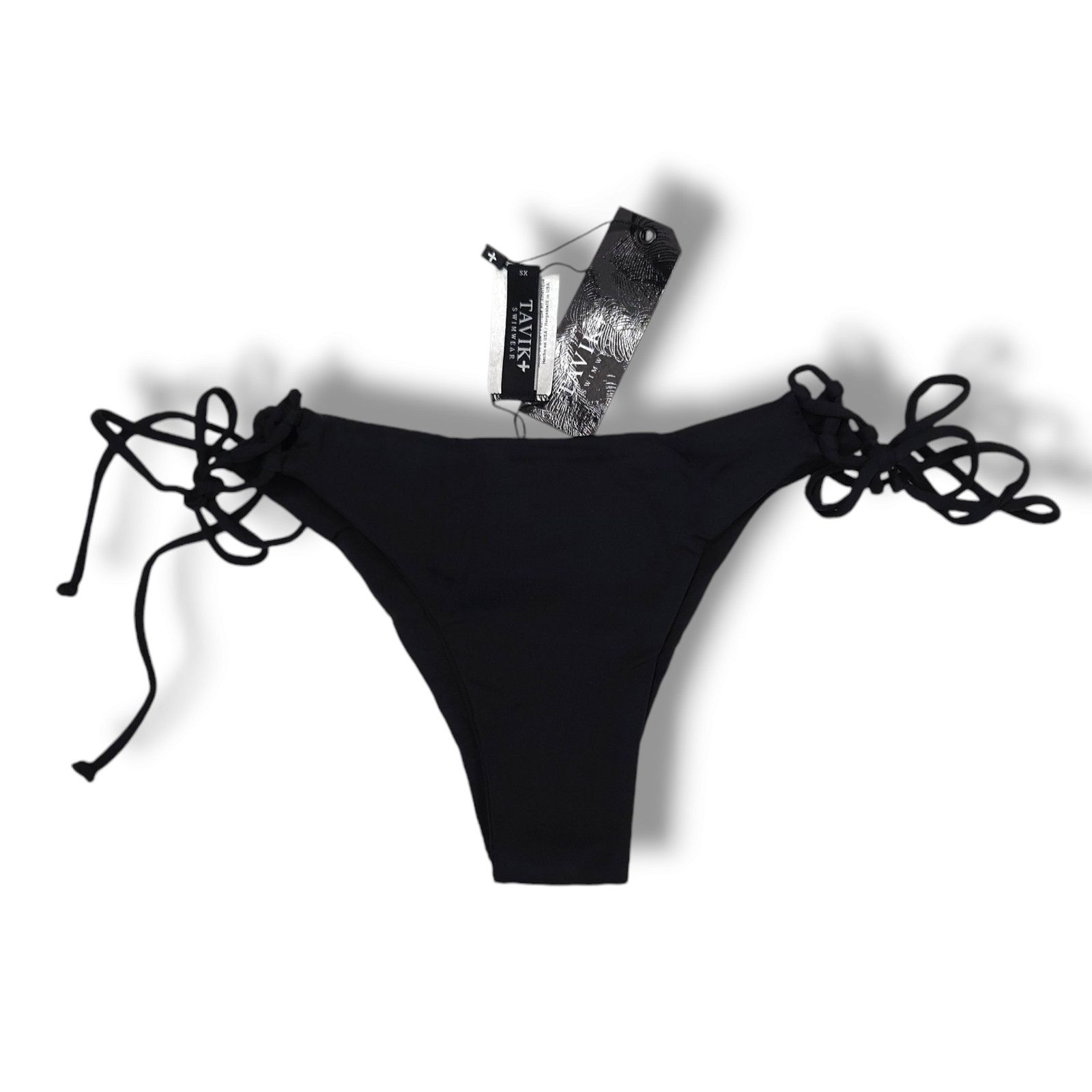 Tavik NWT Tavik Bebe Mini Bikini Swim Bottom Sz. XS [0-2] Black Size ONE SIZE - 2 Thumbnail