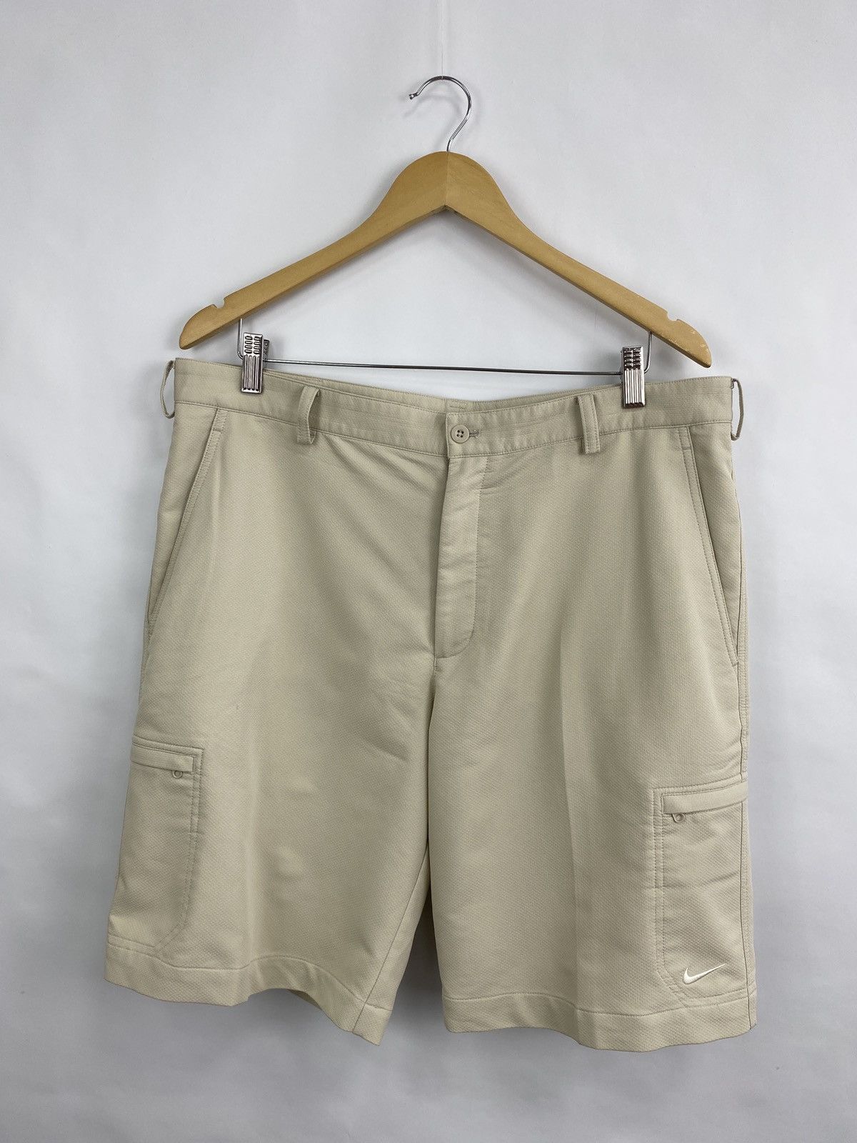 Nike 🇺🇸 Vintage 90s Nike Golf Multi Pocket Cargo Drill Y2K Shorts Size US 36 / EU 52 - 3 Thumbnail