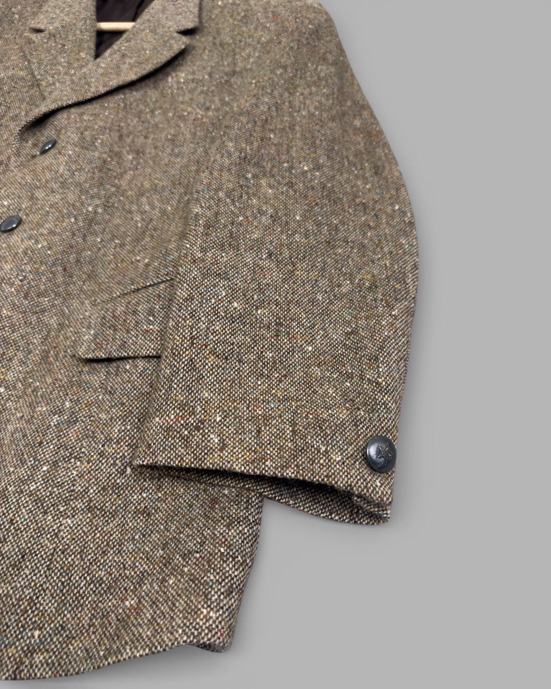 Thierry Mugler Rare 80’s THIERRY MUGLER Tweed Wool Blazer Jacket Size 50R - 10 Thumbnail
