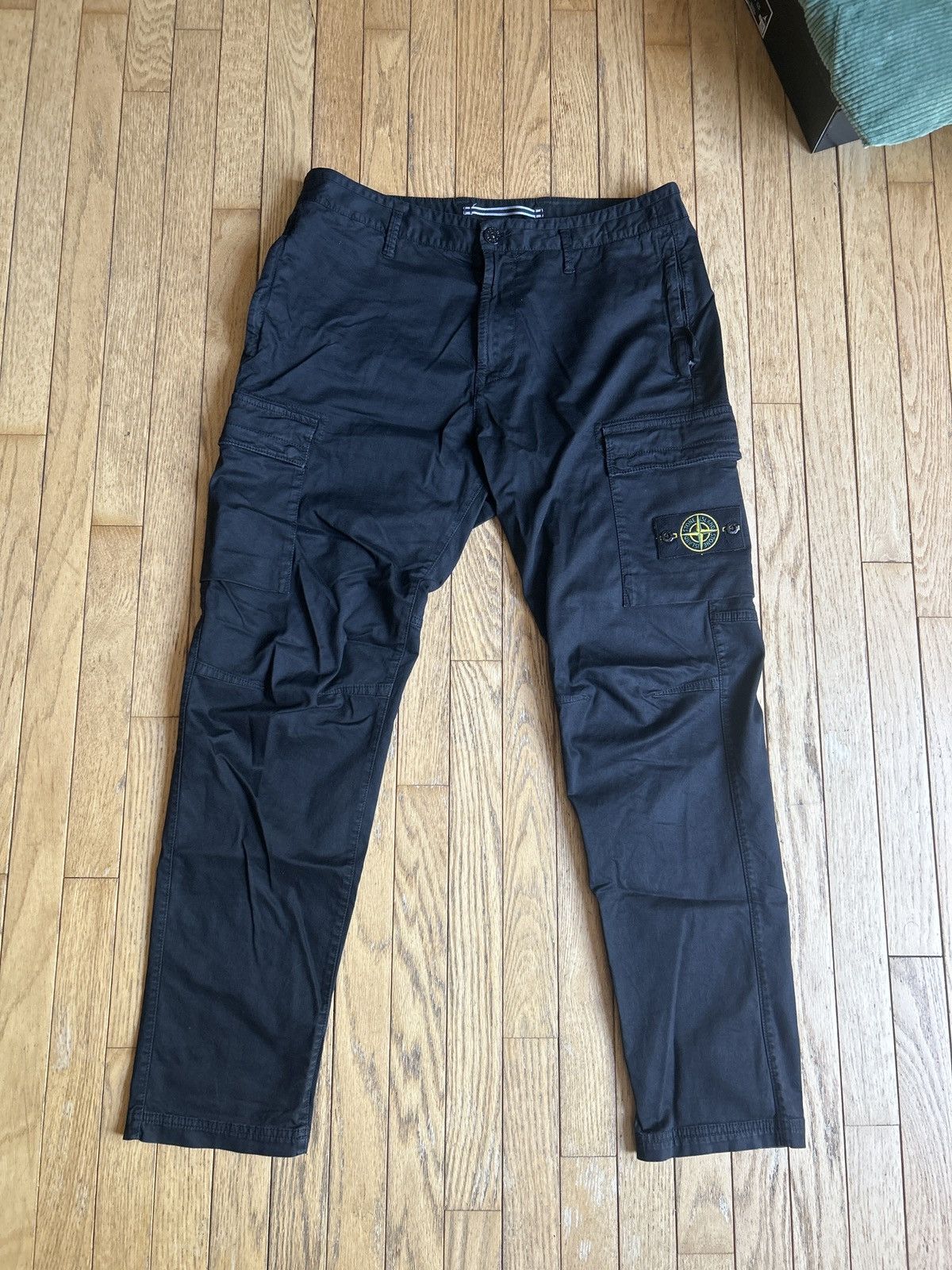 Stone Island Stone Island Black Cargo Pants Size US 34 / EU 50 - 1 Thumbnail