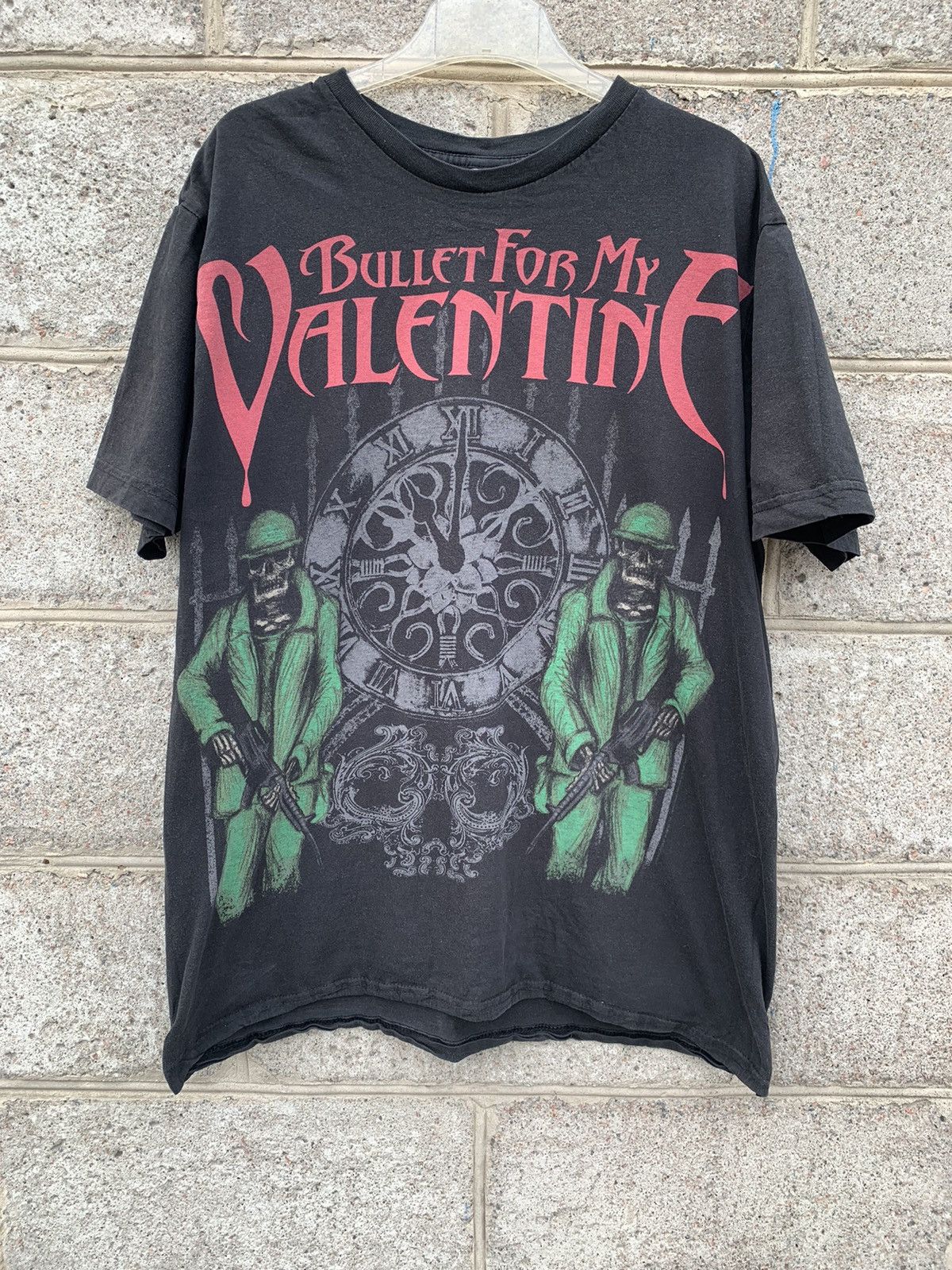 Band Tees × Vintage Vintage Bullet for my Valentine Black t shirt Y2K Size US L / EU 52-54 / 3 - 1 Thumbnail