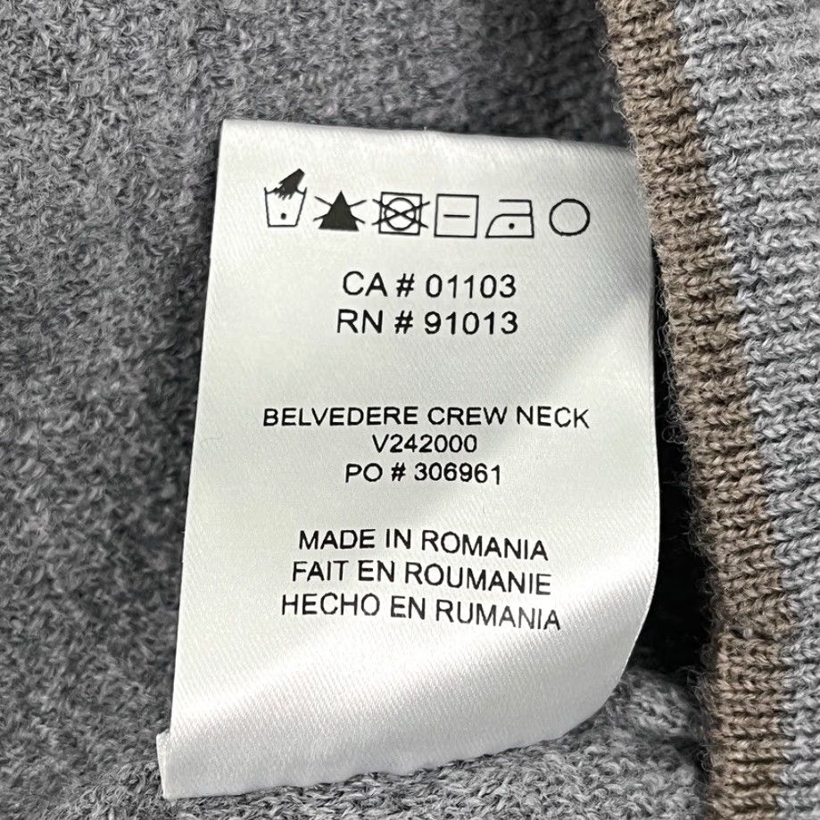 Jack Victor Jack Victor Belvedere Sweater Mens M / L Gray 100% Merino Wool Crew Pullover Size US M / EU 48-50 / 2 - 3 Thumbnail