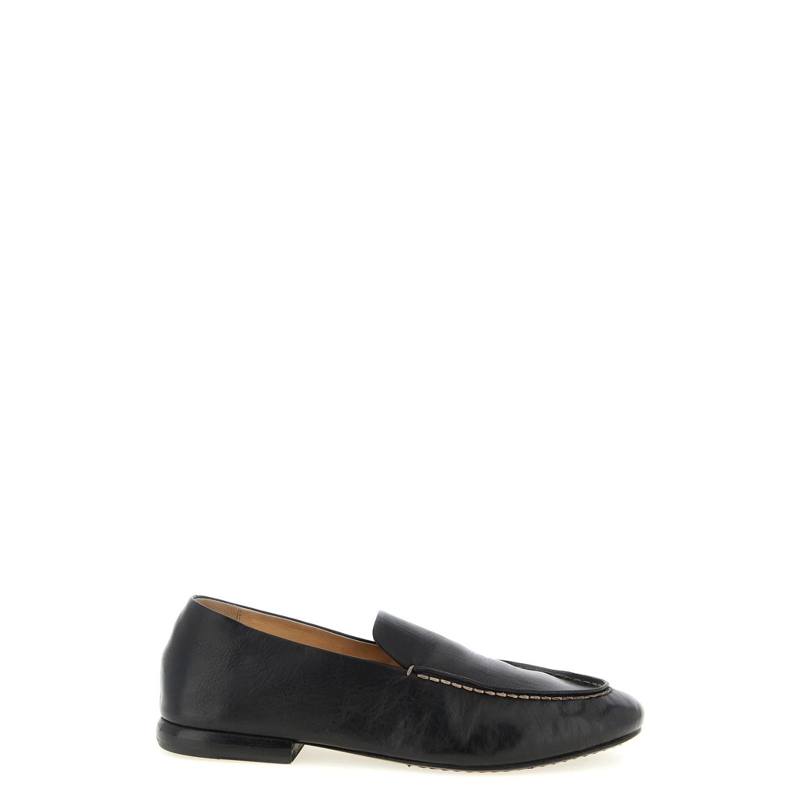 MARSELL Mandolo Black Leather Loafers New & Authentic (Men's