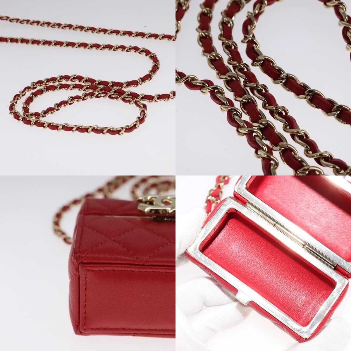 Chanel Chanel Small Box Matelasse Chain Pouch Size ONE SIZE - 4 Thumbnail