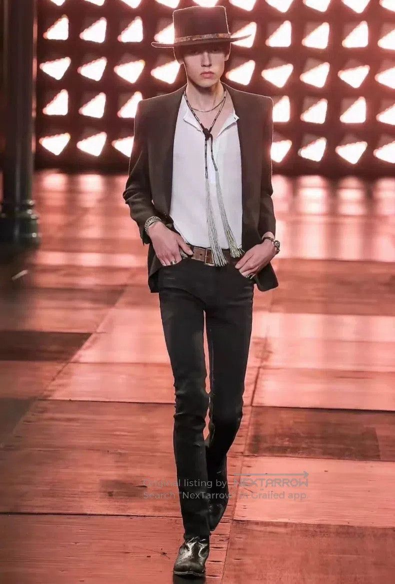 Saint Laurent Paris Saint Laurent Paris Square buckle brown belt i Size ONE SIZE - 4 Thumbnail