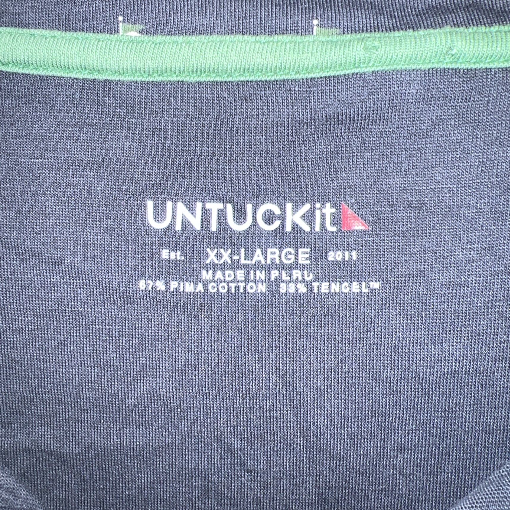 UNTUCKit UNTUCKit Polo Shirt Mens 2XL Blue Polo Untuckit Polo Shirt Men 2XL Blue Size US XXL / EU 58 / 5 - 3 Thumbnail