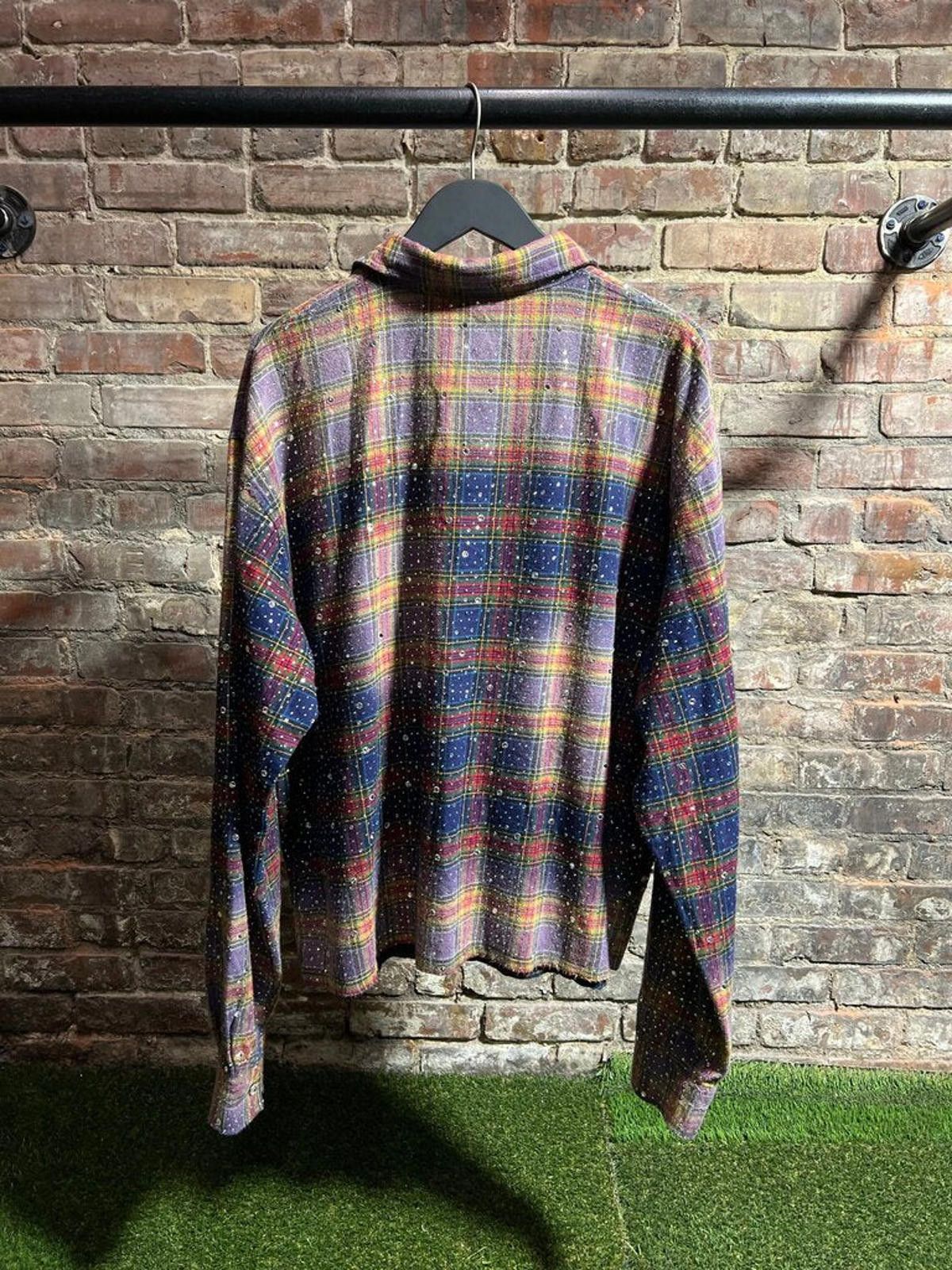 Other Vale State Rhinestone Flannel Multi Color Sz. XL Size US XL / EU 56 / 4 - 2 Thumbnail