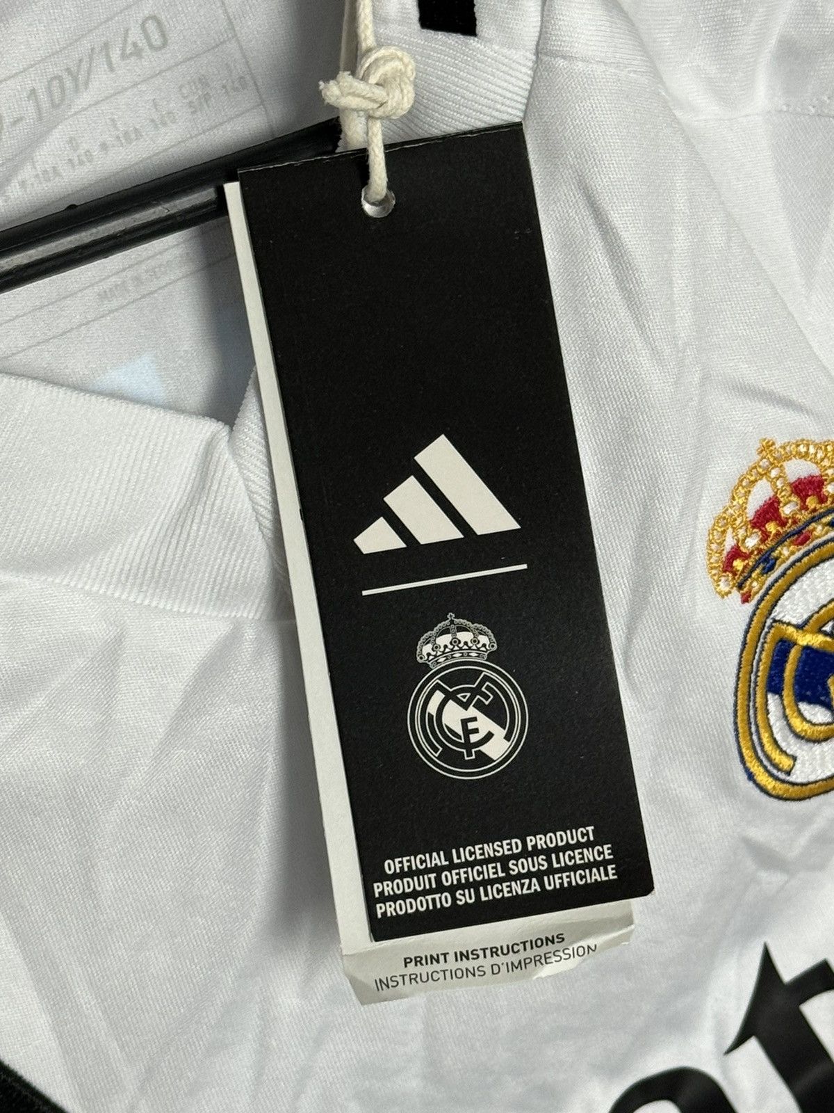 Adidas KIDS New Real Madrid 24/25 Home Mbappe Football Jersey Size US XS / EU 42 / 0 - 10 Thumbnail