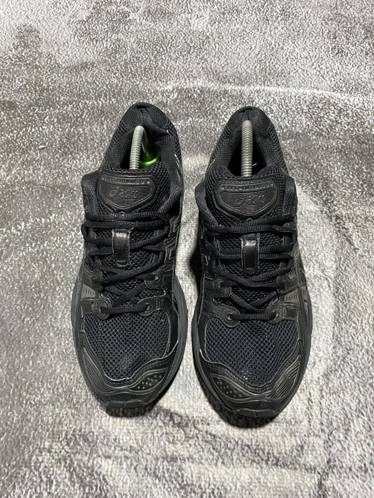 Asics ASICS Gel Nimbus 24 9 Black Gunmetal Size US 10 / EU 43 - 4 Thumbnail