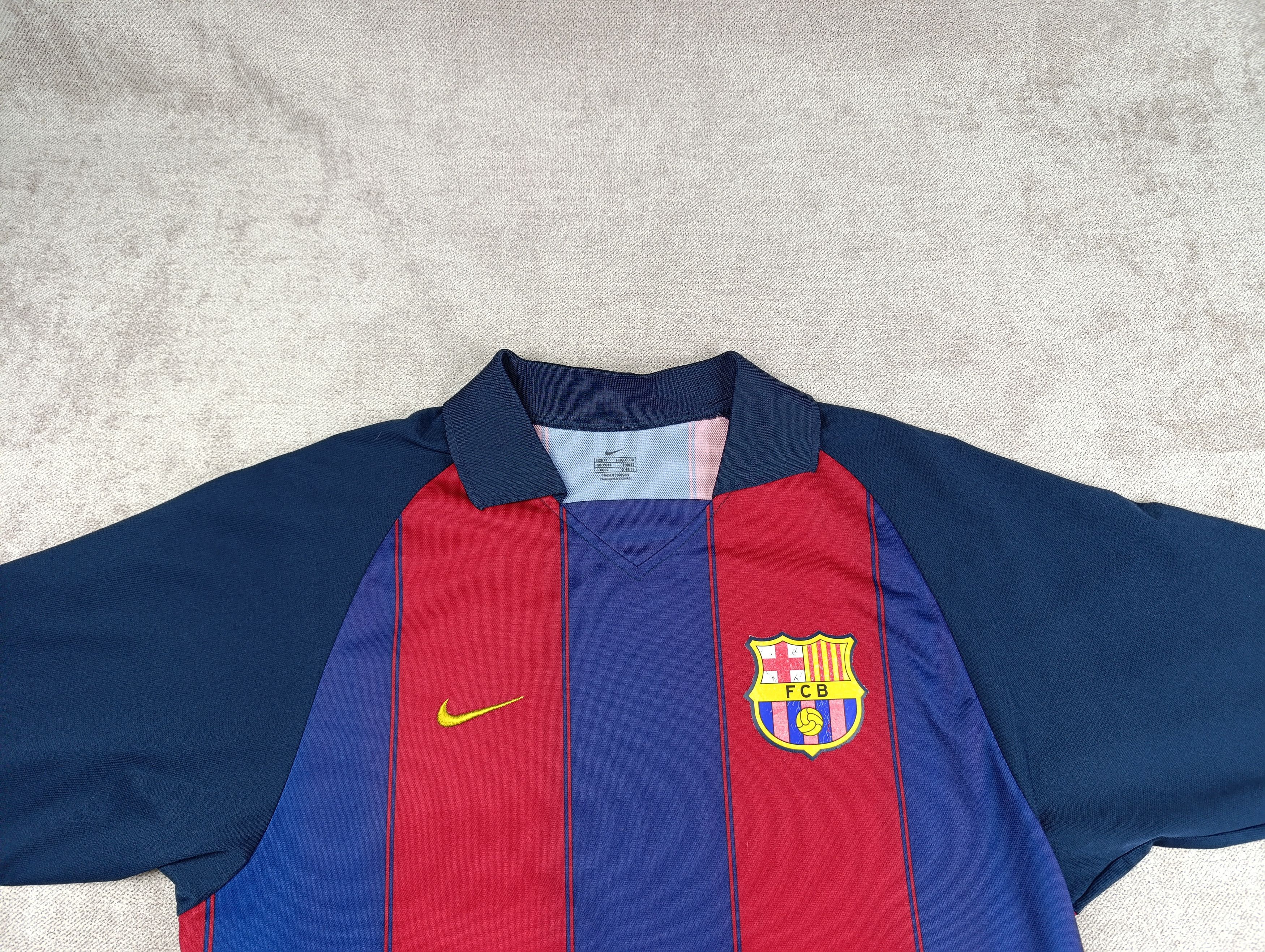 Nike Nike FC Barcelona 2003\04 Home Soccer Jersey Football Shirt Size US M / EU 48-50 / 2 - 2 Thumbnail