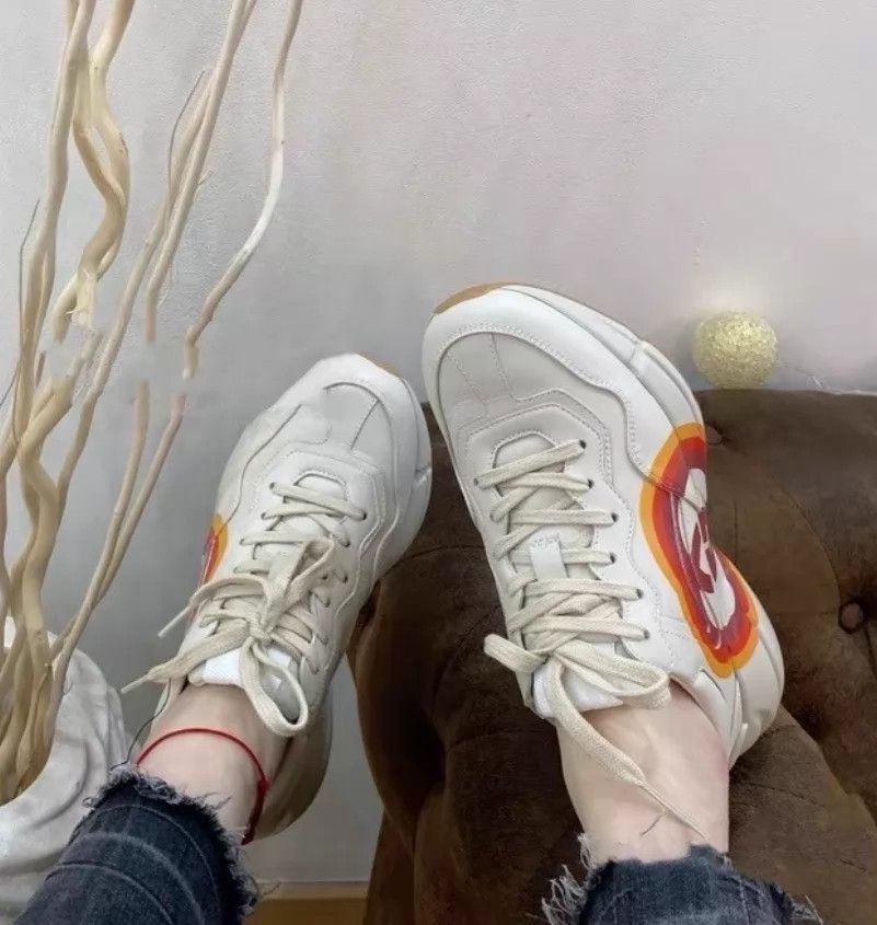Gucci Gucci Heart Dad Sneakers women's 36 95 New JZ1824 Size US 5.5 / IT 35.5 - 8 Thumbnail