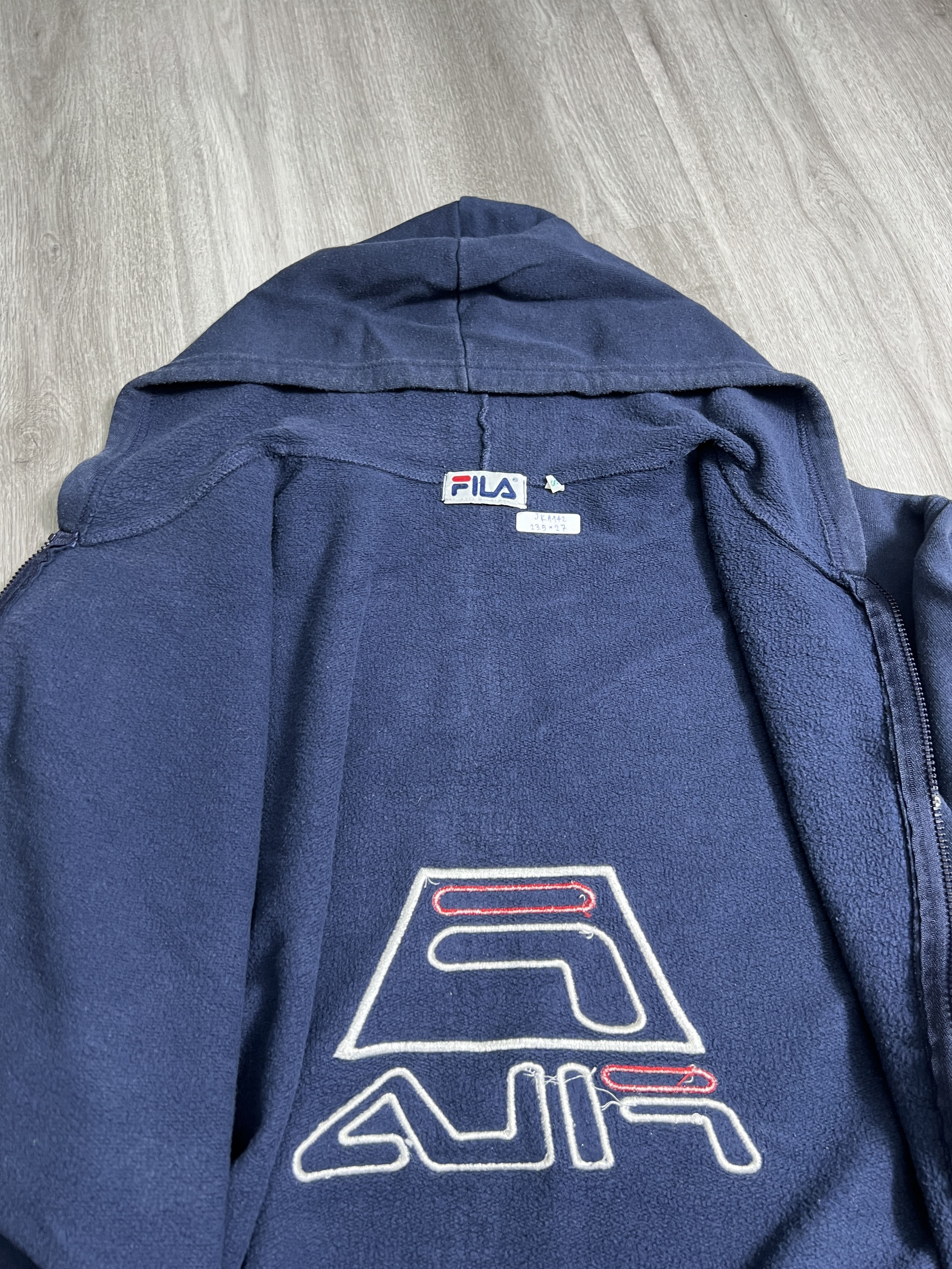 Fila Vintage FILA Embroidery Logo Zipped Hoodie (S) JKA142 Size US S / EU 44-46 / 1 - 9 Thumbnail