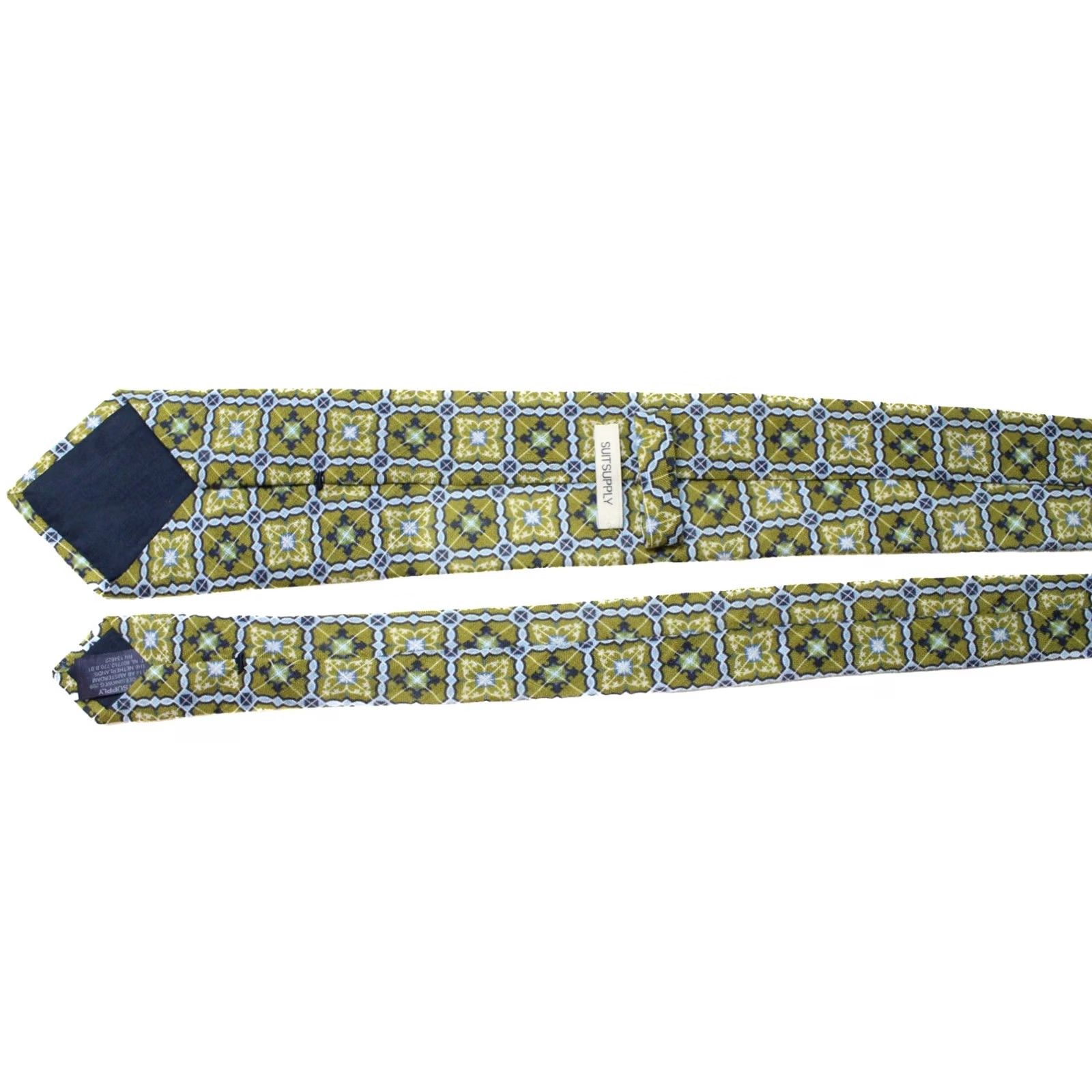 Suitsupply Suitsupply Tie Men's 153 X 8 CM Linen Patterned Tied Pointed Long Size ONE SIZE - 2 Thumbnail