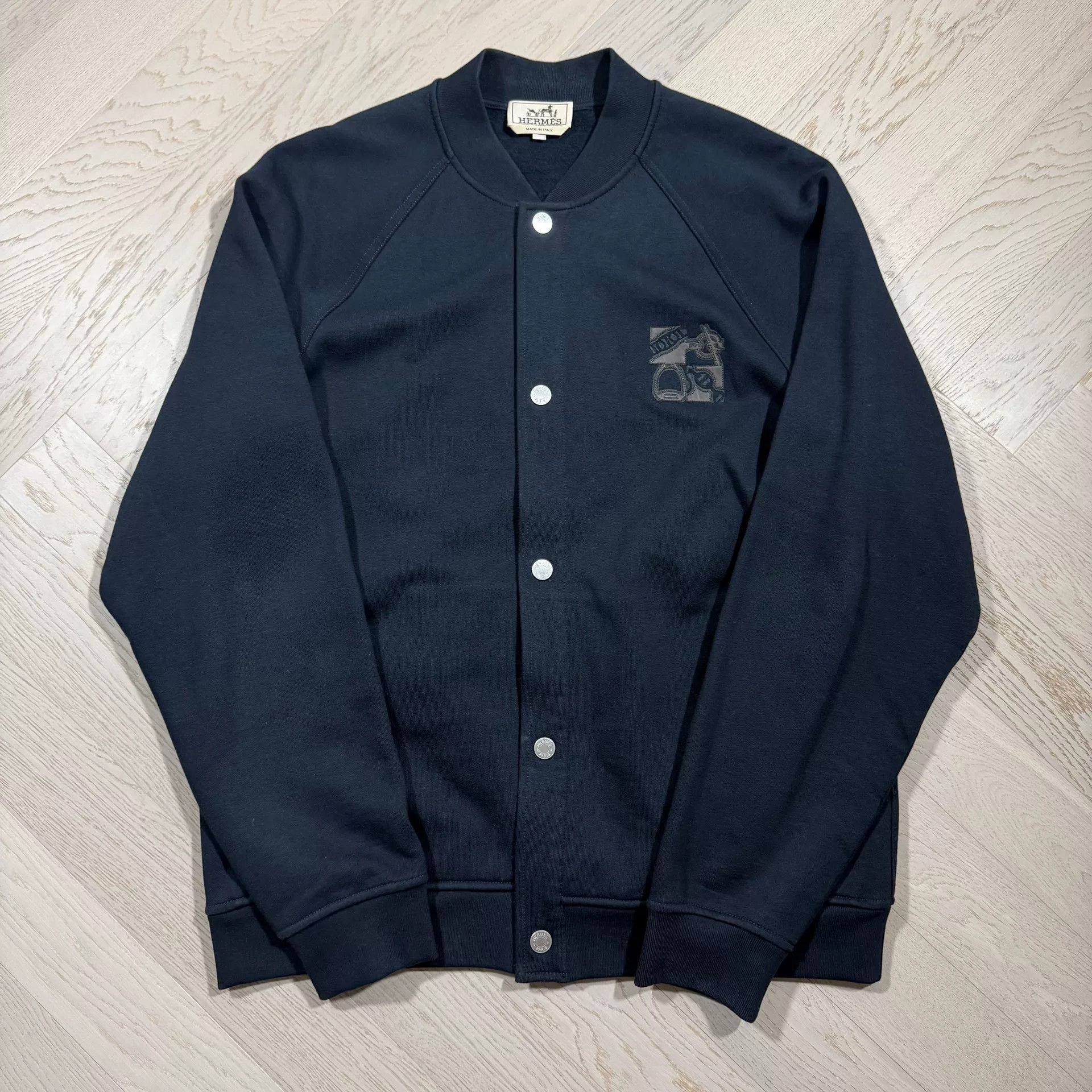 Visvim Hermès 'Metallerie au Carre' Baseball Jacket Size US XL / EU 56 / 4 - 1 Thumbnail
