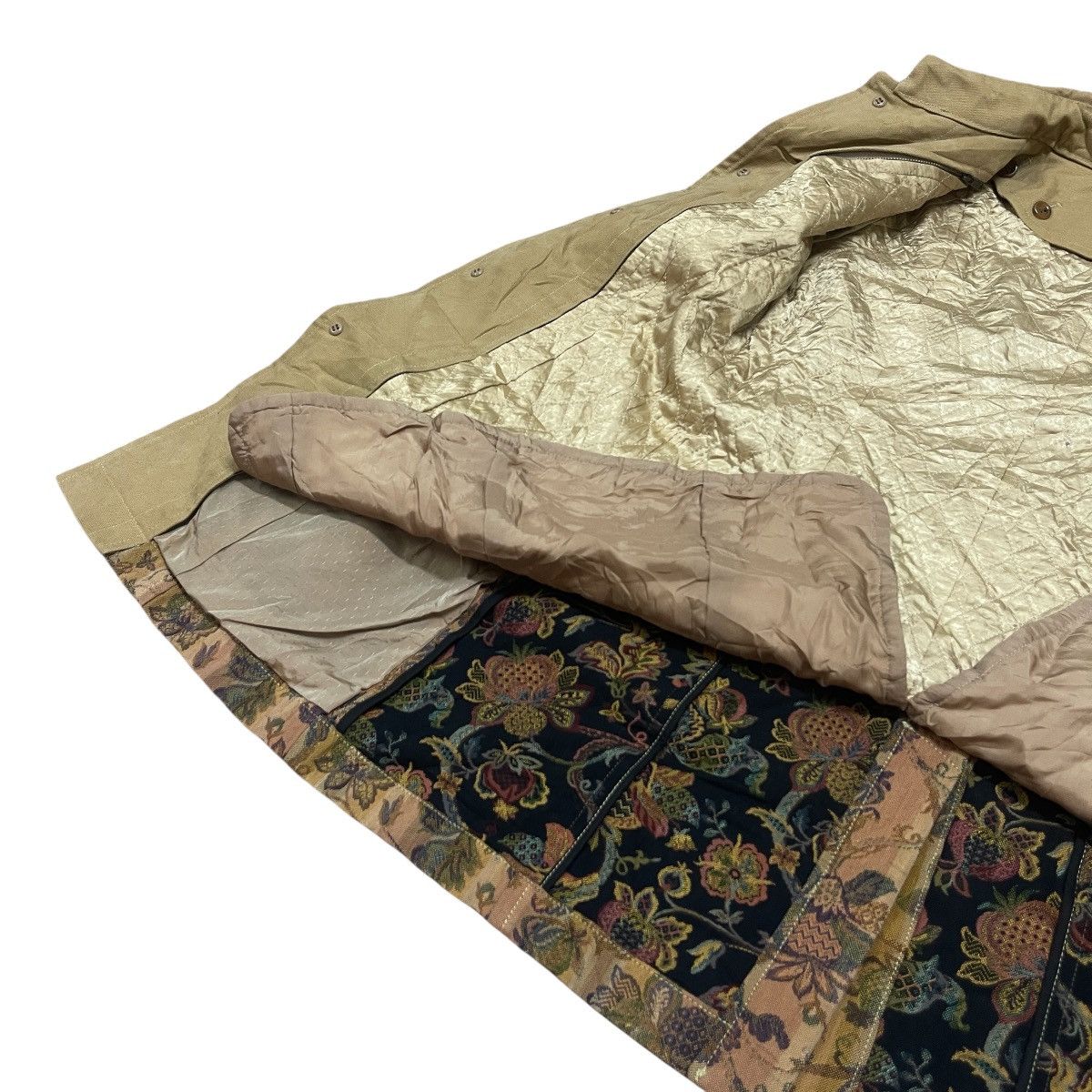 Japanese Brand Vintage Gekko Floral Patterned Long Jacket - Made in Japan Size S / US 4 / IT 40 - 21 Thumbnail