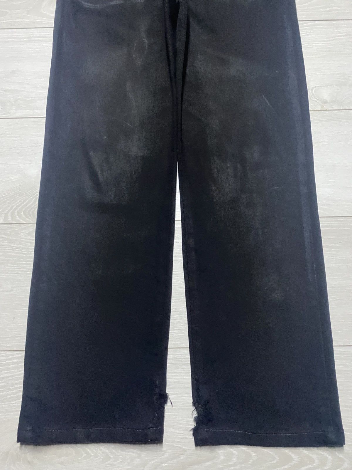 Edwin Vintage Japanese Edwin Black Denim Distressed Loose Jeans Size US 29 - 5 Thumbnail