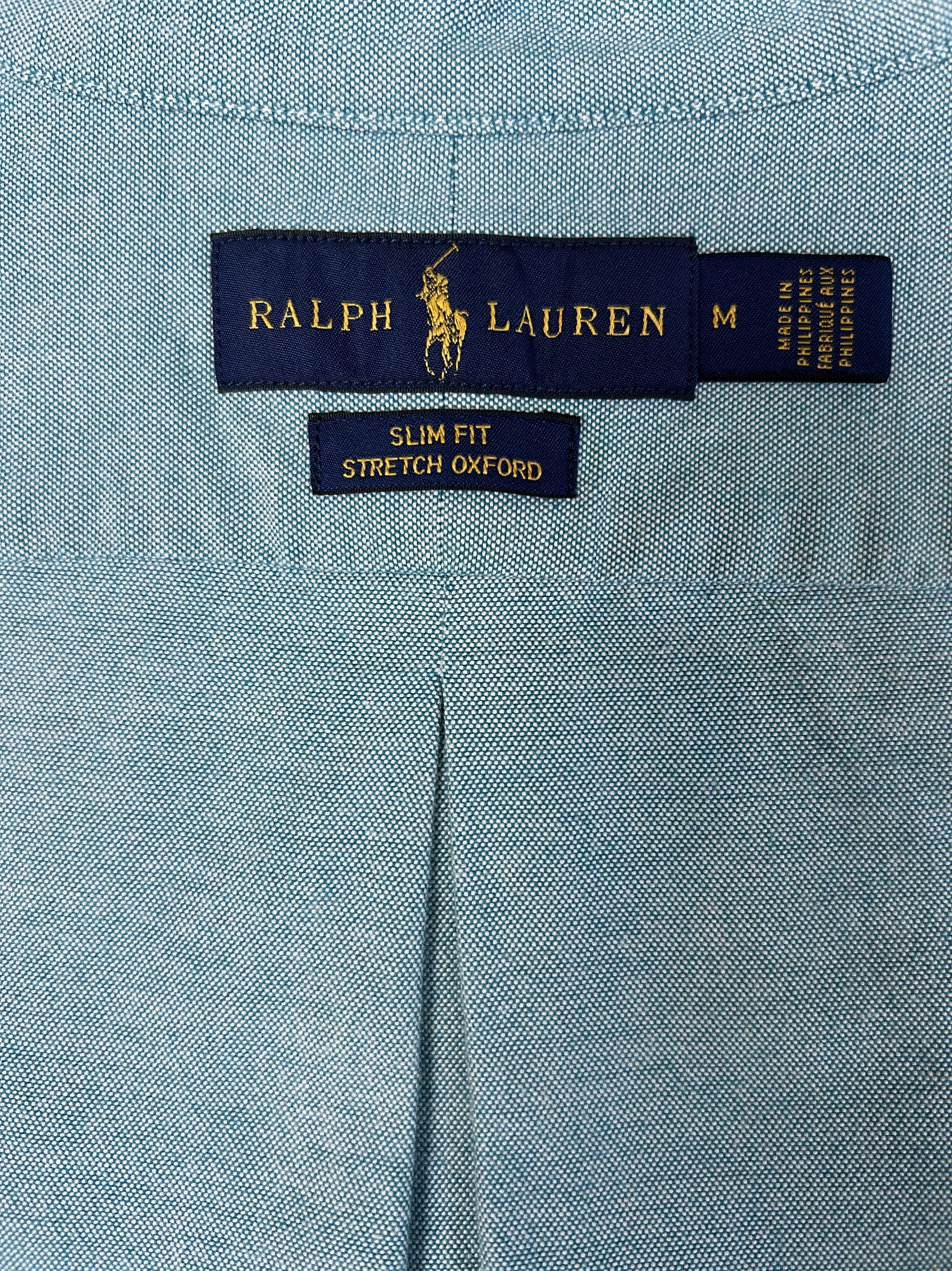 Ralph Lauren Ralph Lauren Slim Fit Stretch Oxford Shirt Blue M (175/96A) Size US M / EU 48-50 / 2 - 15 Thumbnail