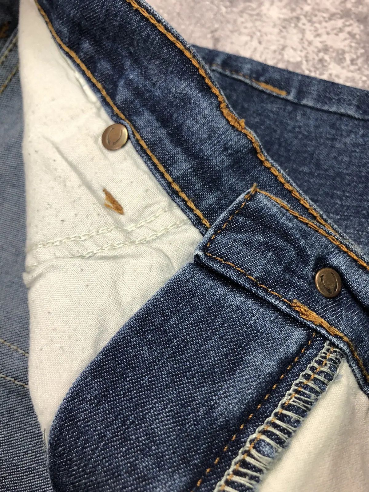 Just Cavalli JUST CAVALLI Vintage 90s Jeans Blue Lizard Snakeskin 38 Size 29" - 9 Thumbnail
