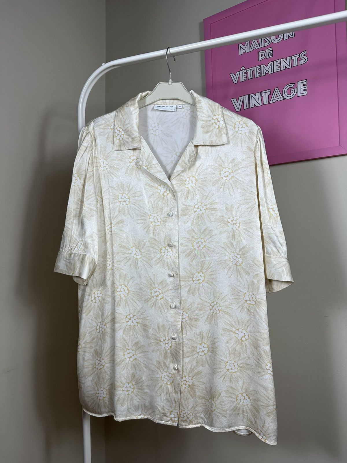 Other Fabienne Chapot Blouse Flowered Gold Size M / US 6-8 / IT 42-44 - 1 Thumbnail