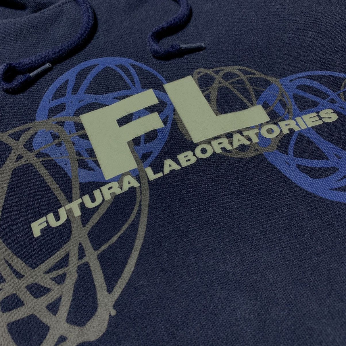 Futura × Japanese Brand × Uniqlo Uniqlo Futura Laboratories Hoodie Navy Size US M / EU 48-50 / 2 - 6 Thumbnail