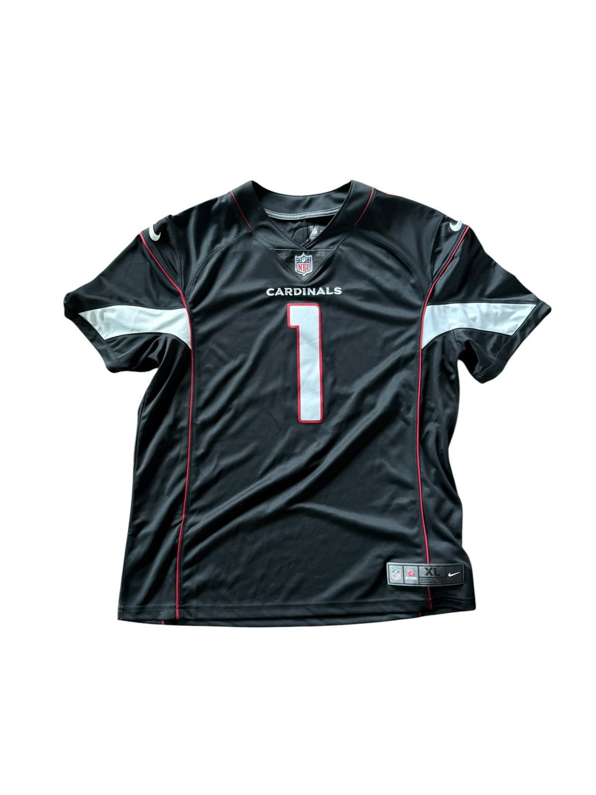 Nike NFL Arizona Cardinals Kyler Murray #1 Nike Black Red Jersey Size US XL / EU 56 / 4 - 1 Thumbnail