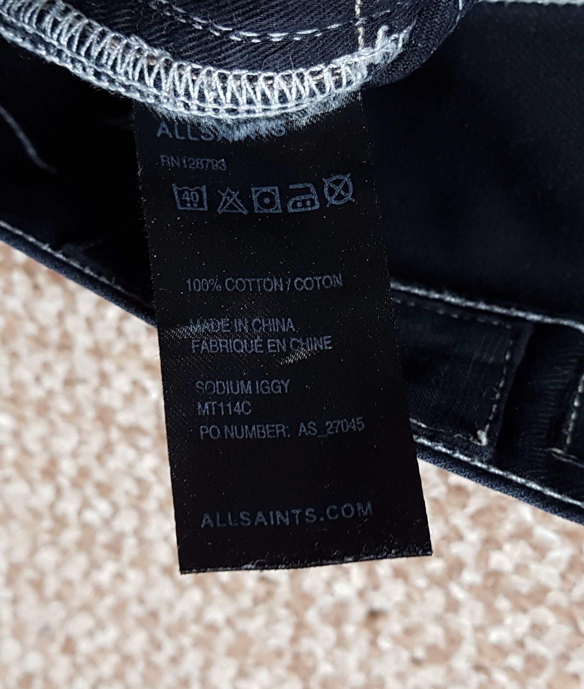 Allsaints AllSaints Sodium Iggy Denim Jeans Slim Fit sz W30 Size US 30 / EU 46 - 7 Thumbnail
