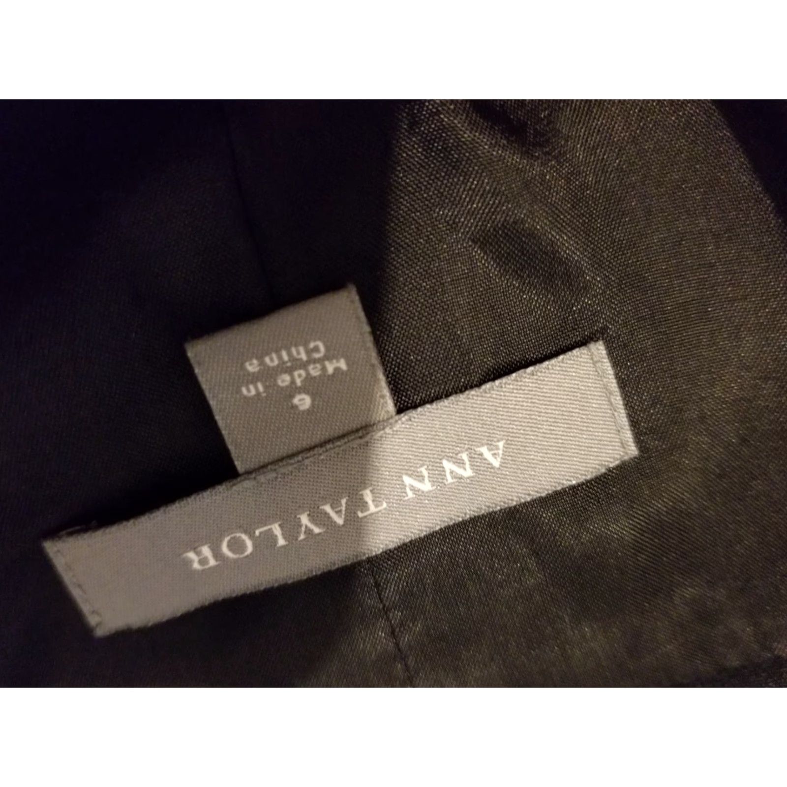 Ann Taylor Womens Ann Taylor Blazer Jacket 6 Black Basic Jacket) Size M / US 6-8 / IT 42-44 - 5 Thumbnail