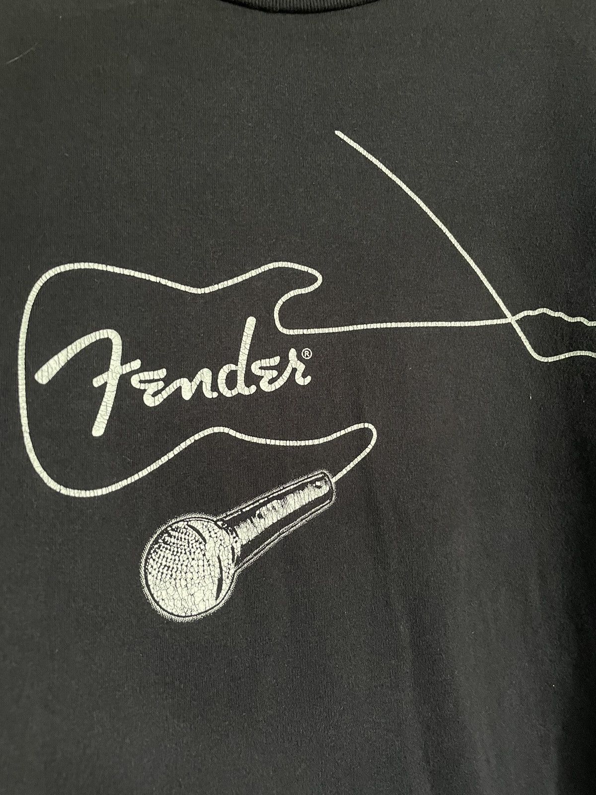 Band Tees × Fender × Vintage Vintage Fender Guitar Music Rare design Tshirt Size US M / EU 48-50 / 2 - 6 Thumbnail