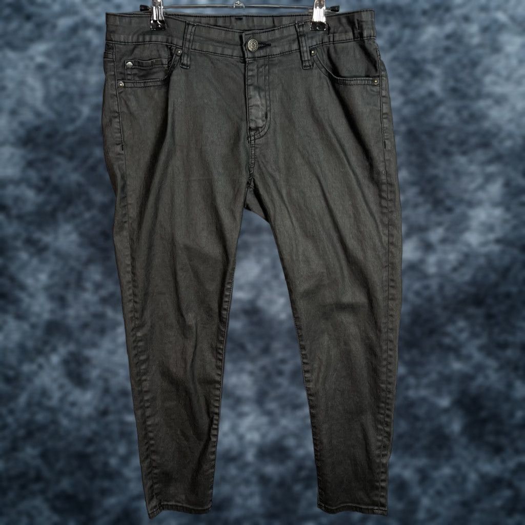 Vintage Denim & Supply Ralph Lauren Jeans 30 Womens Black Coated Denim Crop Skinny Denim & Supply Ralph Lauren Jeans 30 Womens Black Coated Denim Crop Skinny Size 30" / US 8 / IT 44 - 1 Thumbnail