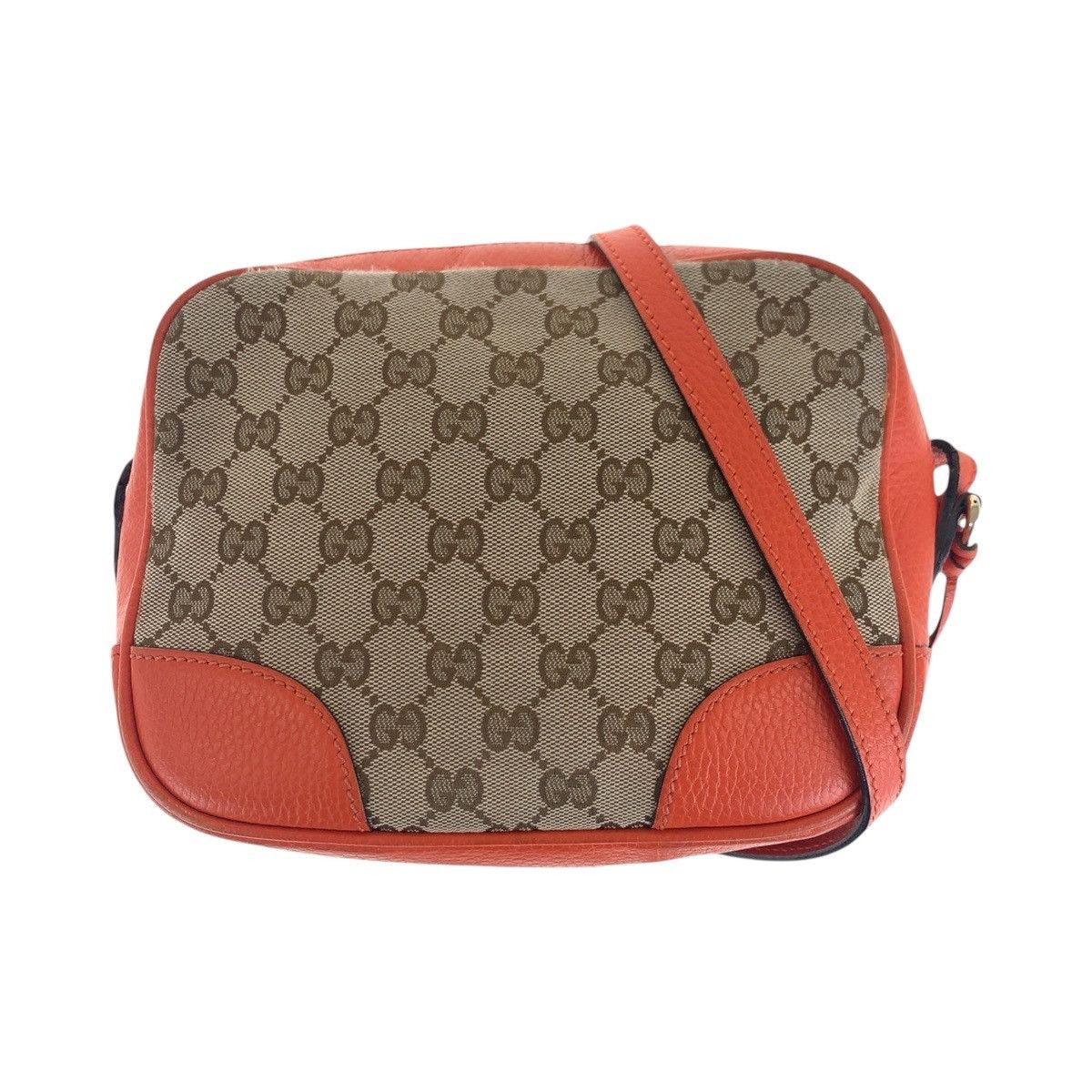 Gucci Gucci Gucci GG Canvas Leather Shoulder Bag Leather Shoulder Bag 449413 DUTY FREE for USA Size ONE SIZE - 1 Thumbnail